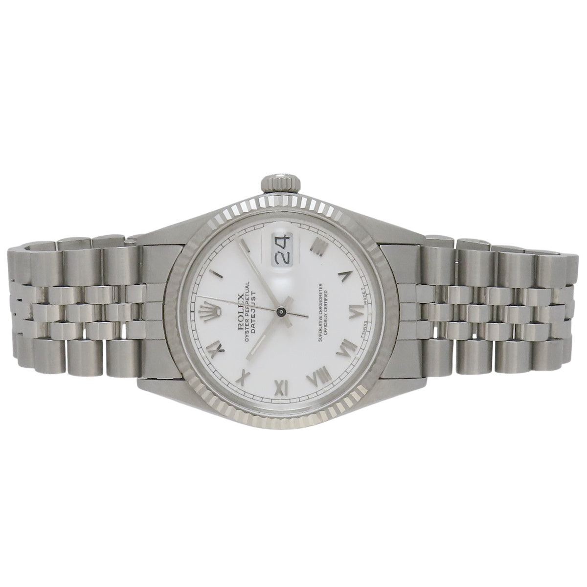 Datejust 16014 白金/不锈钢 R 编号自动男士腕表