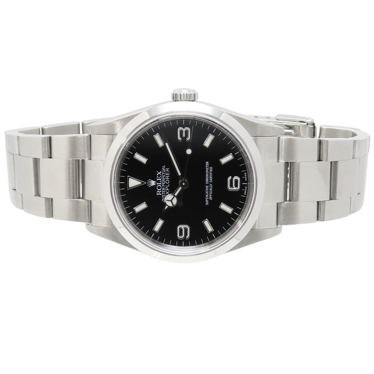 エクスプローラー 114270 SS ブラック 自動巻き メンズ