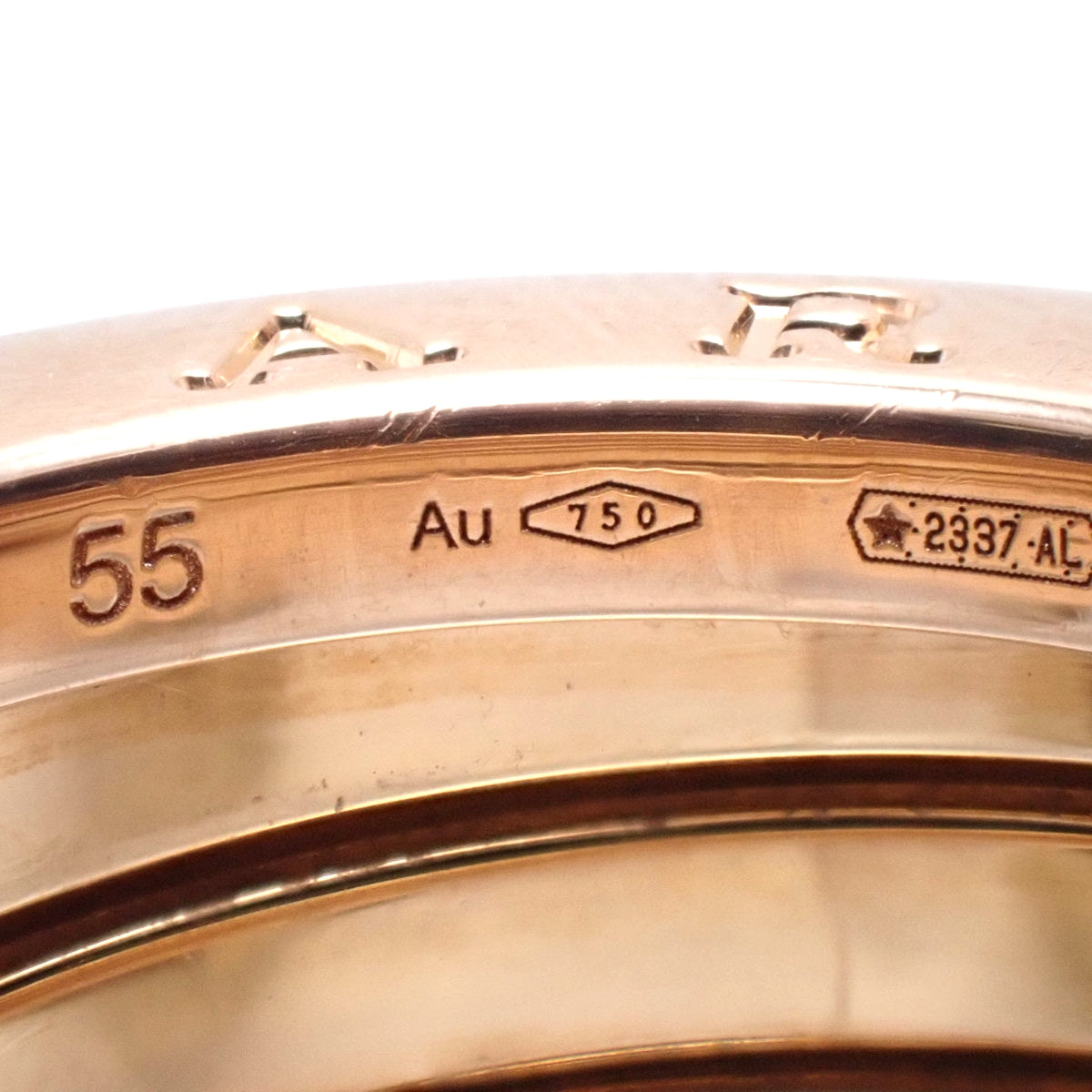 ビー・ゼロワン リング ダイヤモンド ピンクゴールド K18PG 11.6g