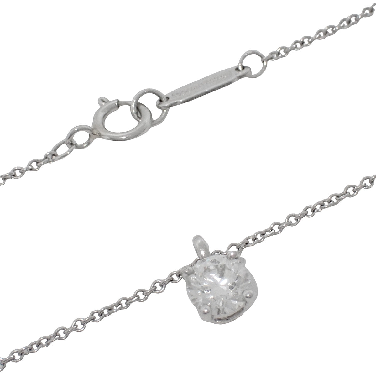 Solitaire Diamond Pendant Diamond D0.49 Platinum Pt950 2.7g