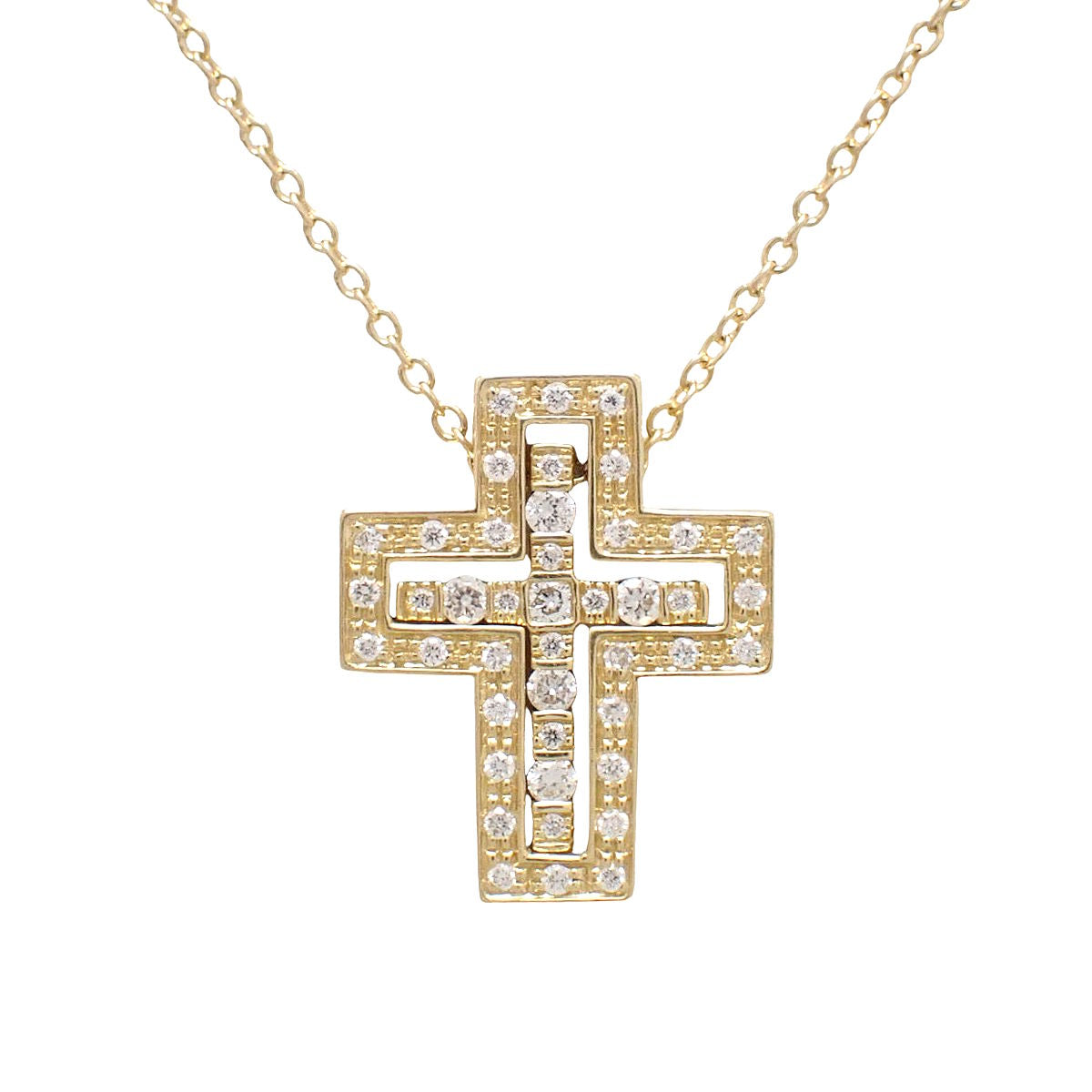 Belle Epoque XXS Diamond Necklace in 18K Yellow Gold, 4.2g