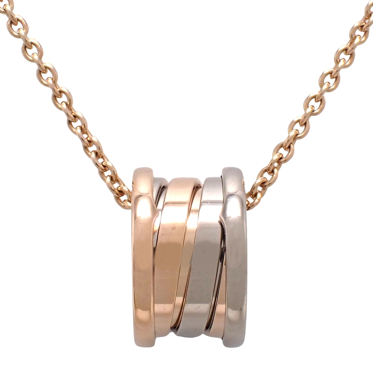 ビー・ゼロワン ネックレス パーフェクトミステイク K18PG WG 13.1g