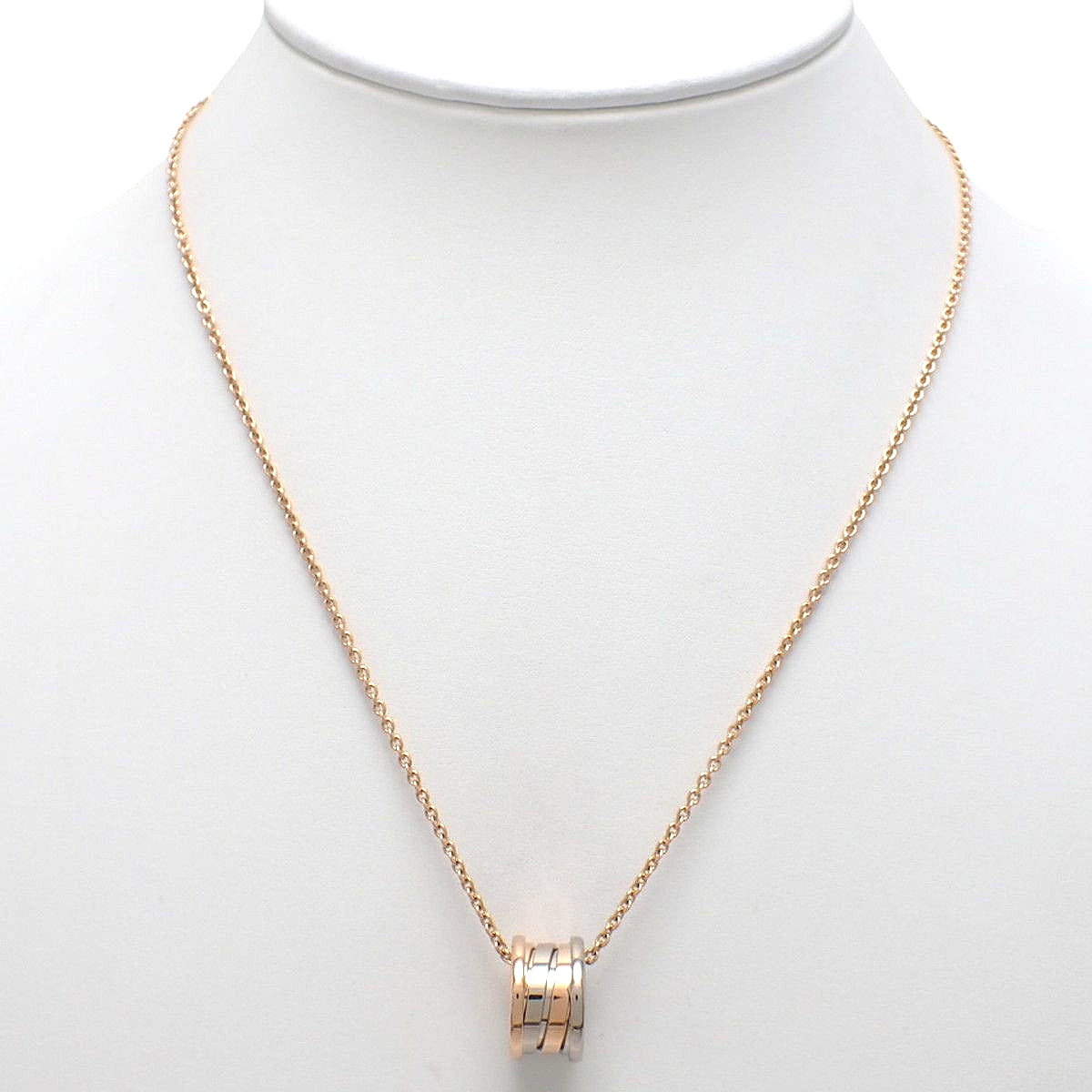 ビー・ゼロワン ネックレス パーフェクトミステイク K18PG WG 13.1g