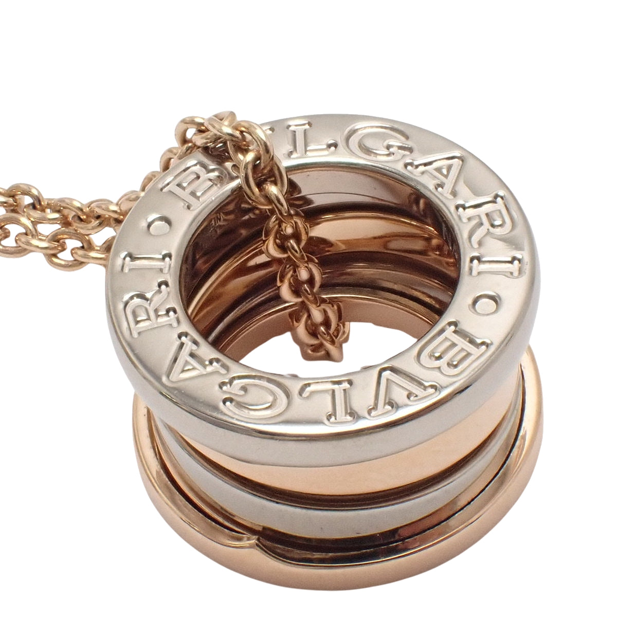 ビー・ゼロワン ネックレス パーフェクトミステイク K18PG WG 13.1g