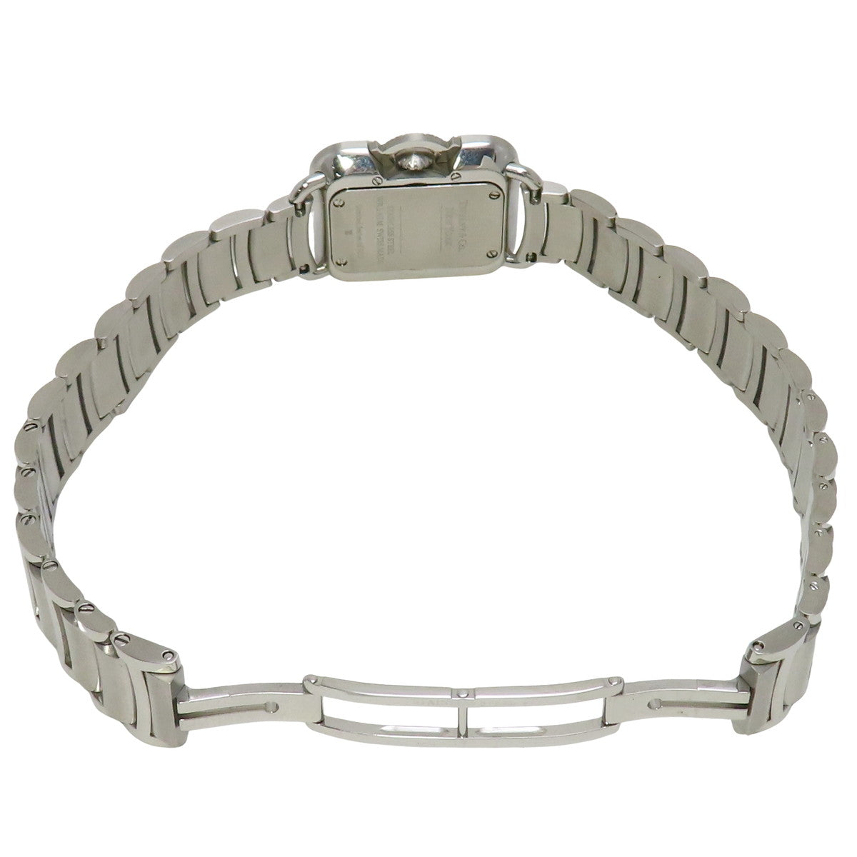 レクタングルTスマイル 68483018 SS ダイヤモンドベゼル クオーツ レディース