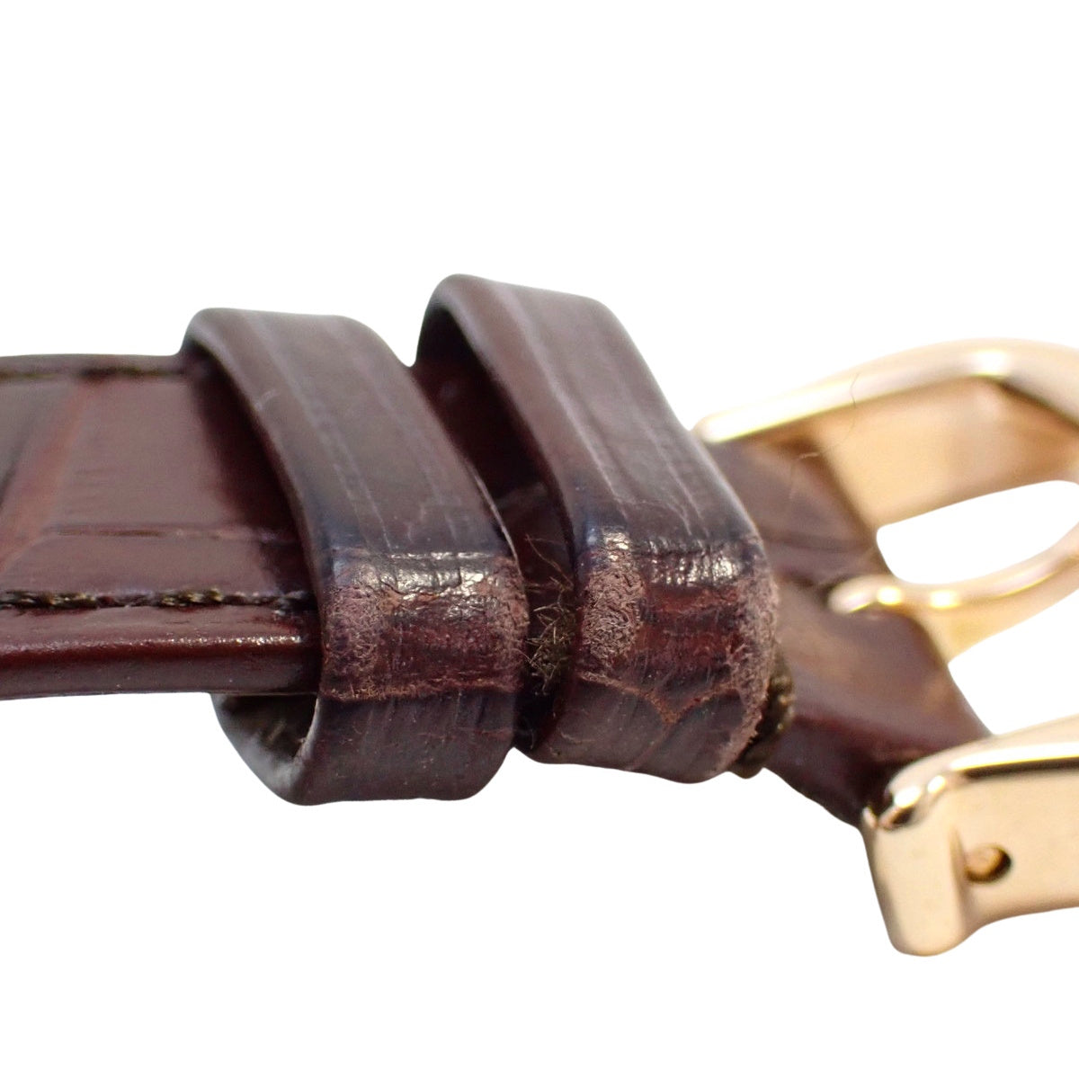 バロンブルー33ＭＭ W6920097 PG/革 シルバー 自動巻き レディース