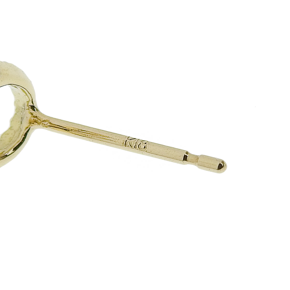 フラワーダイヤモンドピアス D0.20,0.20 イエローゴールド K18YG 1.8g