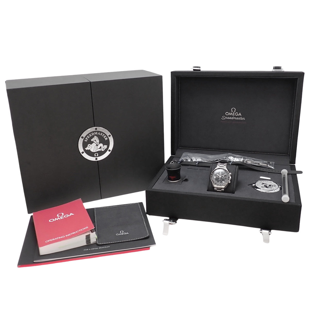 Speedmaster Professional 311.30.42.30.01.005 Stainless Steel Black Manual Winding Men's Watch