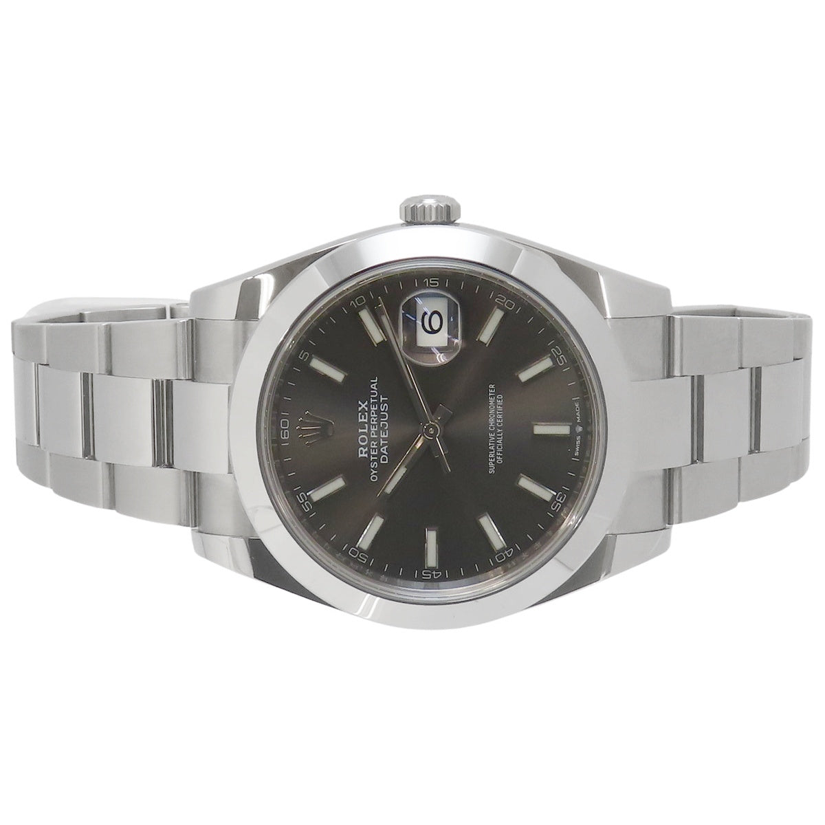 Datejust 41 126300 SS 随机编号石板灰自动男士腕表