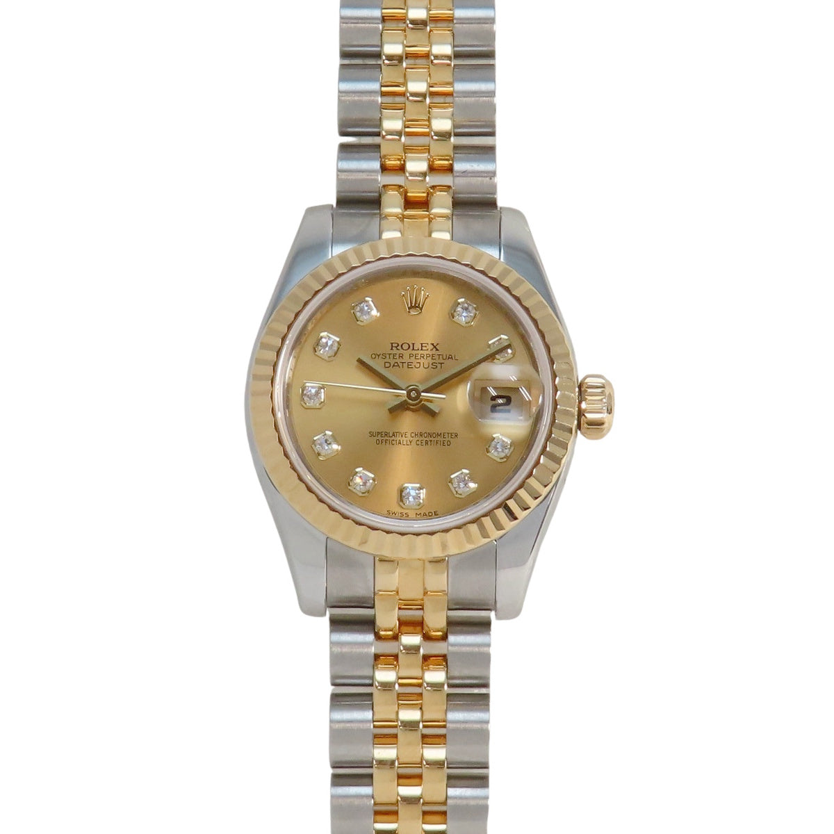 Datejust 179173G YG/SS Z 字头香槟色 10PD 自动女表