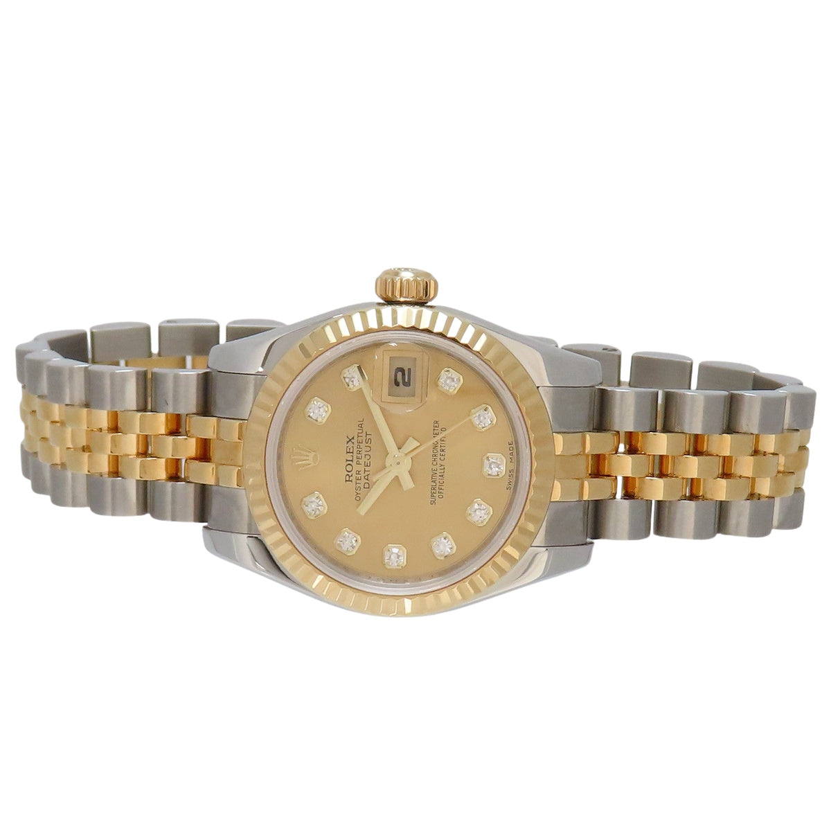 Datejust 179173G YG/SS Z 字头香槟色 10PD 自动女表