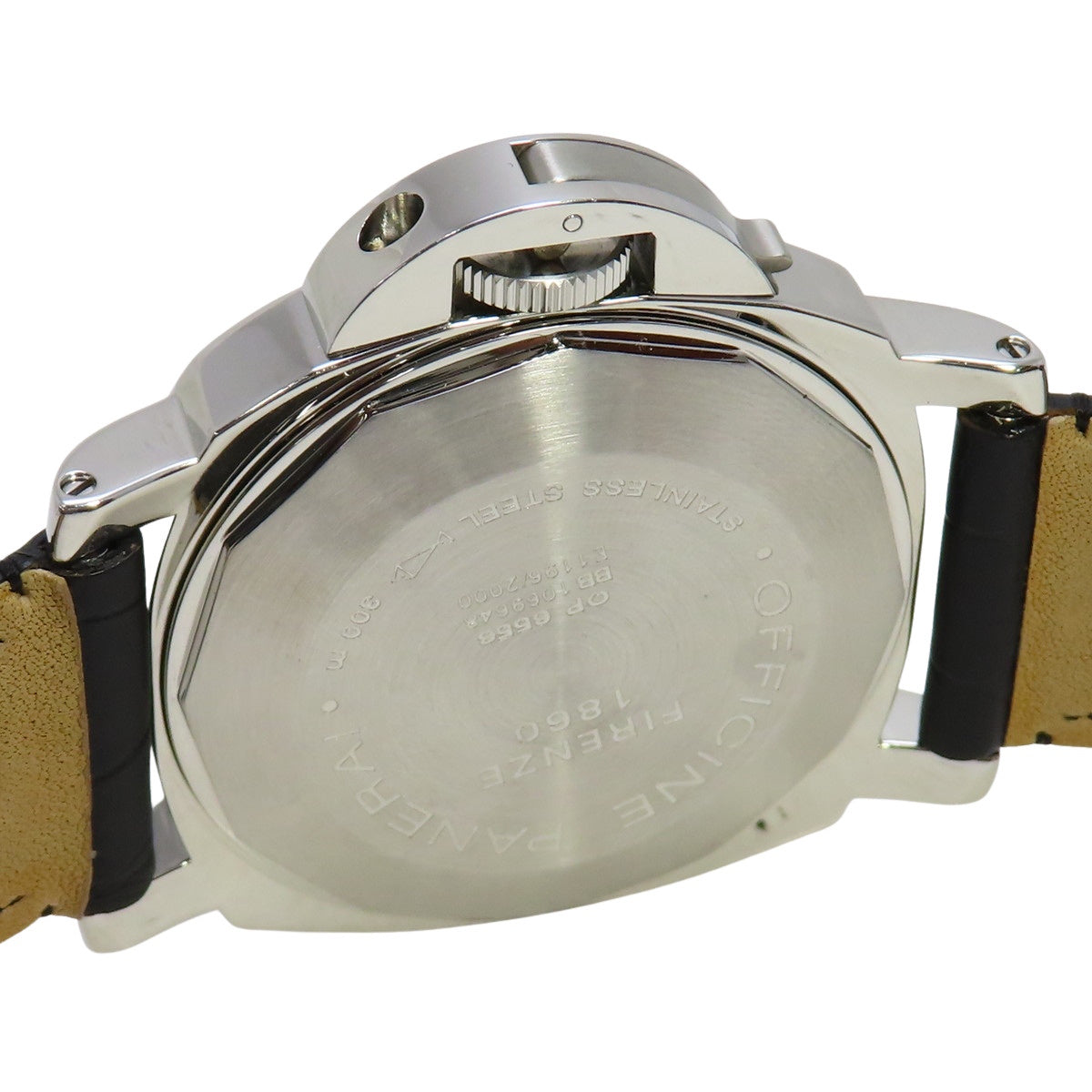 ルミノール パワーリザーブ PAM00090 SS/レザー ブラック 自動巻き メンズ