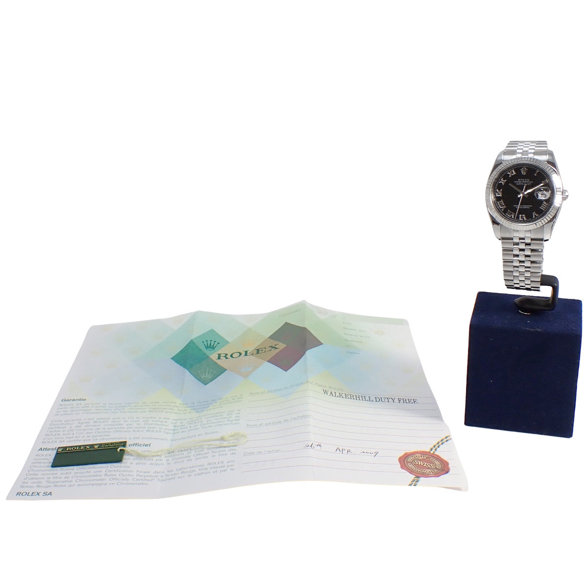 Datejust 116234 WG/SS Z字头黑色自动男士腕表