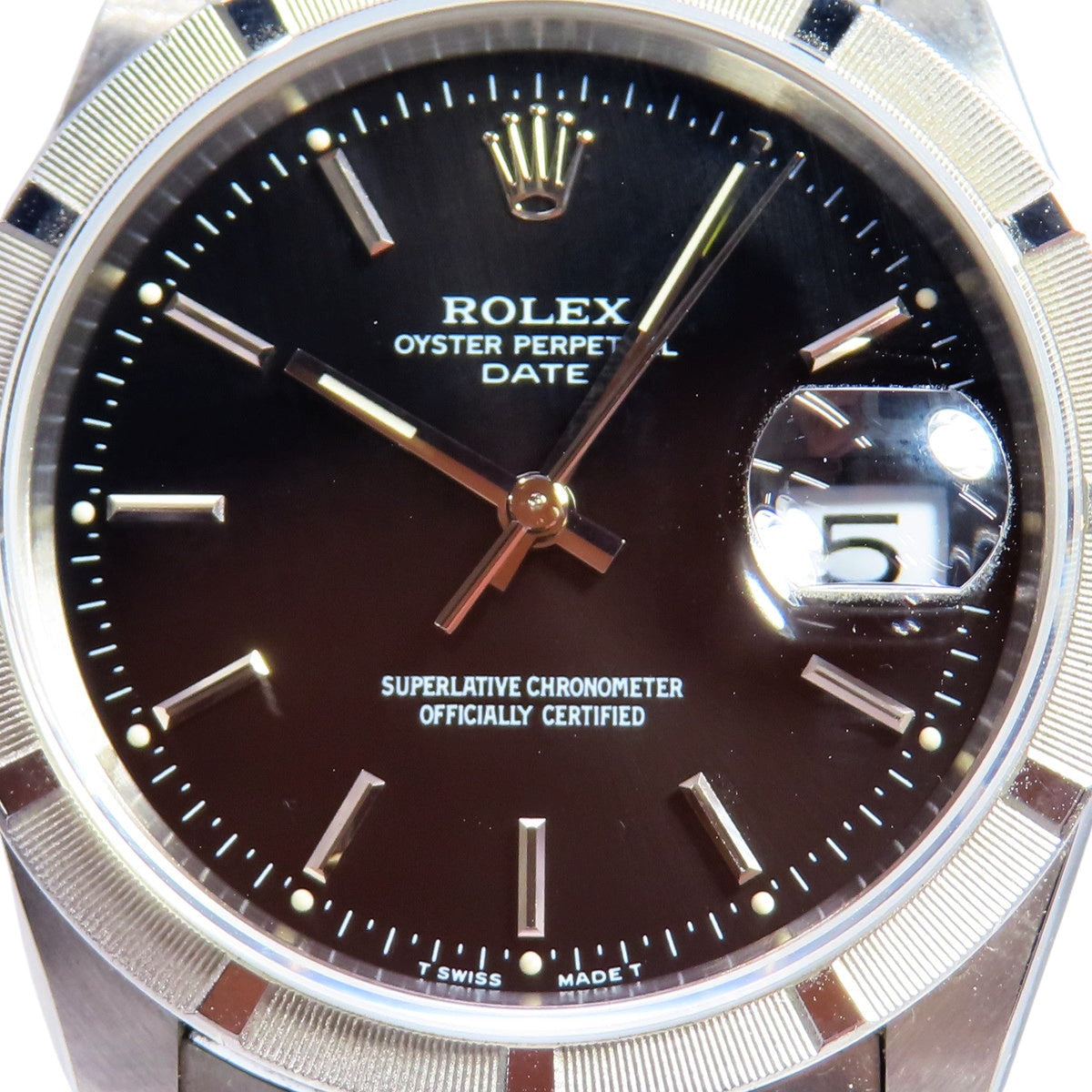 蚝式恒动日历型 15210 精钢 T字头 黑色 自动机械 男款