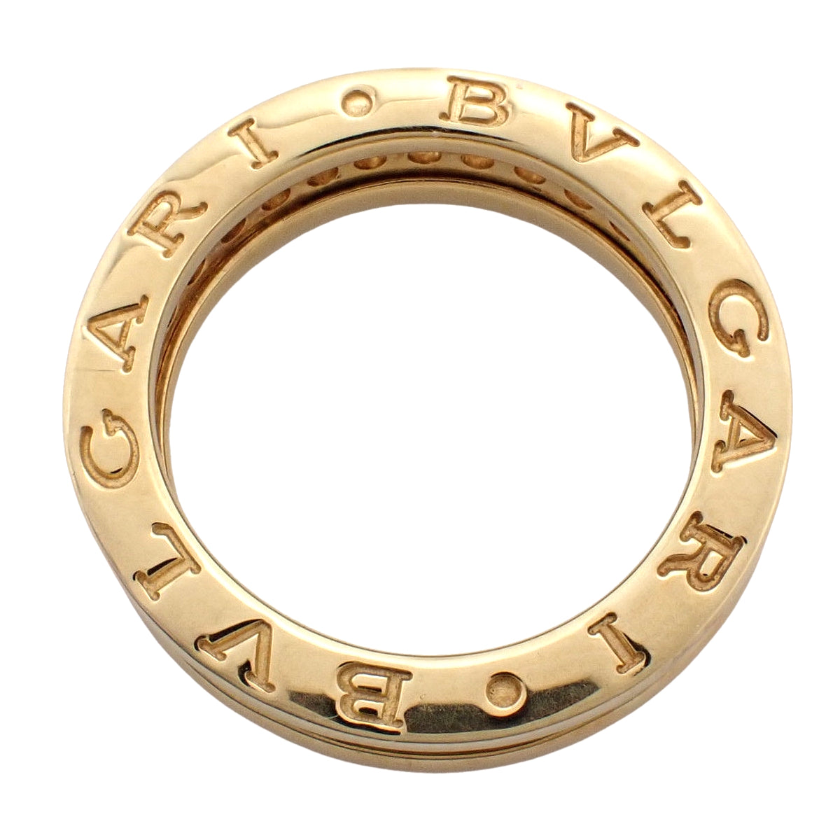 B.zero1 Diamond Ring, 18K Yellow Gold, 48mm, 6.2g