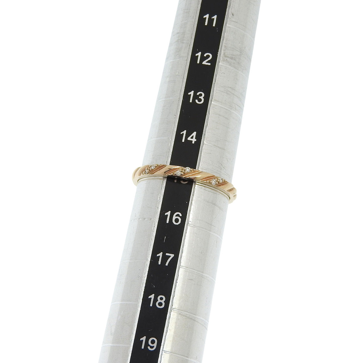 ダイヤリング ダイヤモンド ピンクゴールド K18PG 15(55)号 1.7g