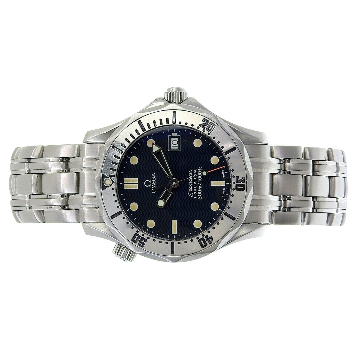 シーマスター300 プロフェッショナル 2562.80 SS ブルー クオーツ ユニセックス