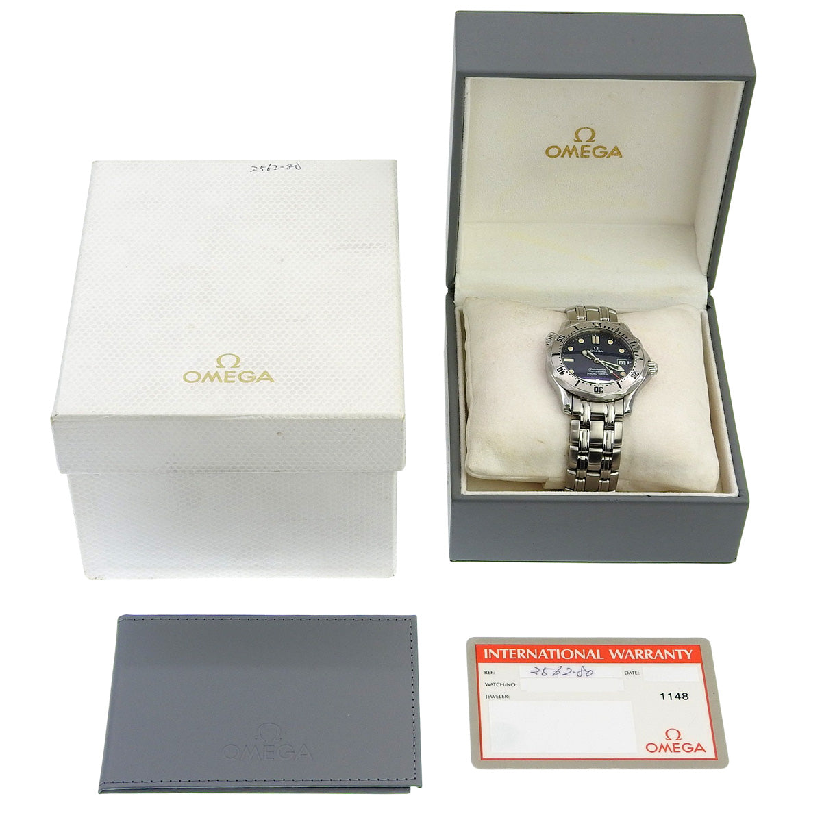 Seamaster 300 Professional 2562.80 SS Blue Quartz Unisex
