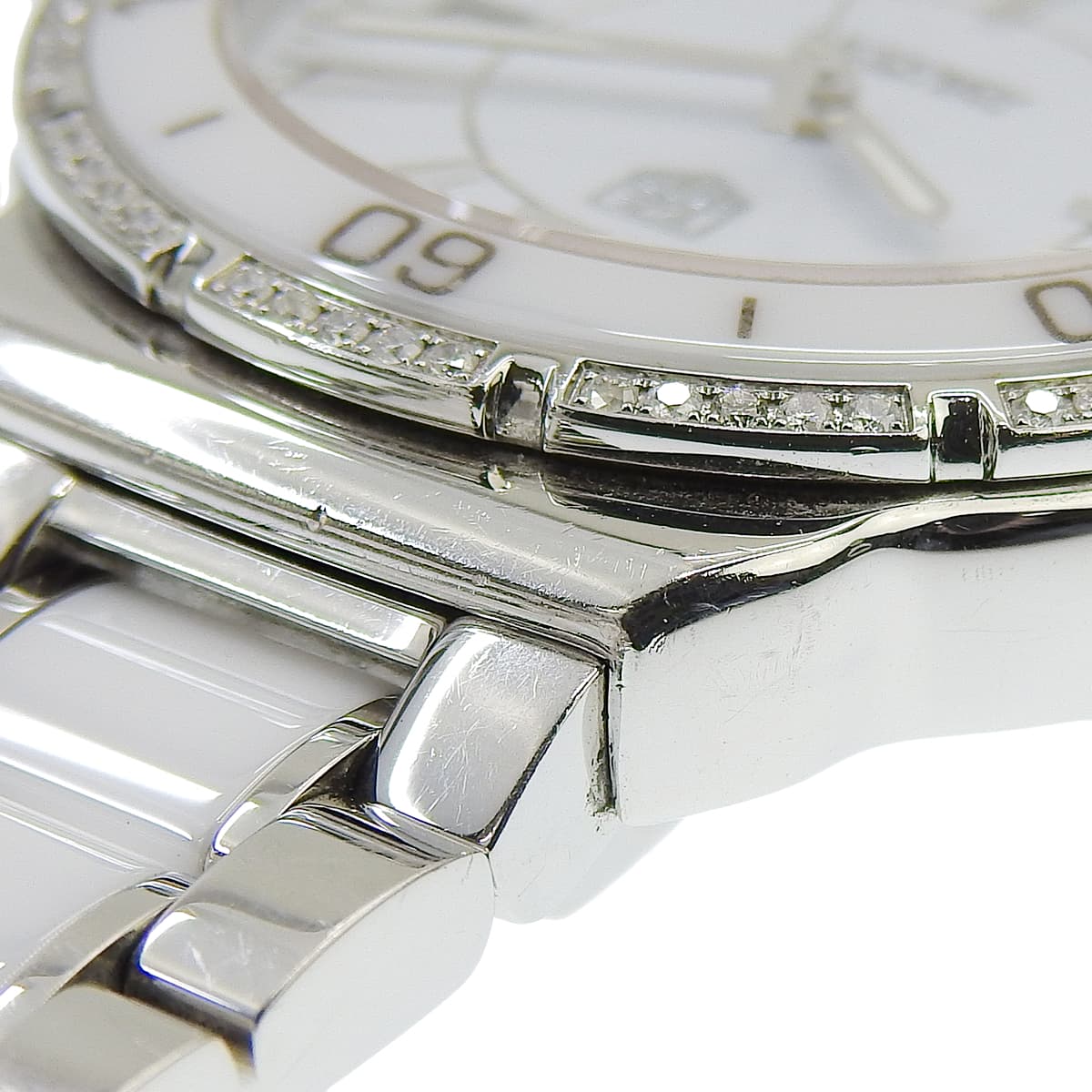 F1 WAH1213.BA0861 精钢/陶瓷表圈镶钻 石英 女士