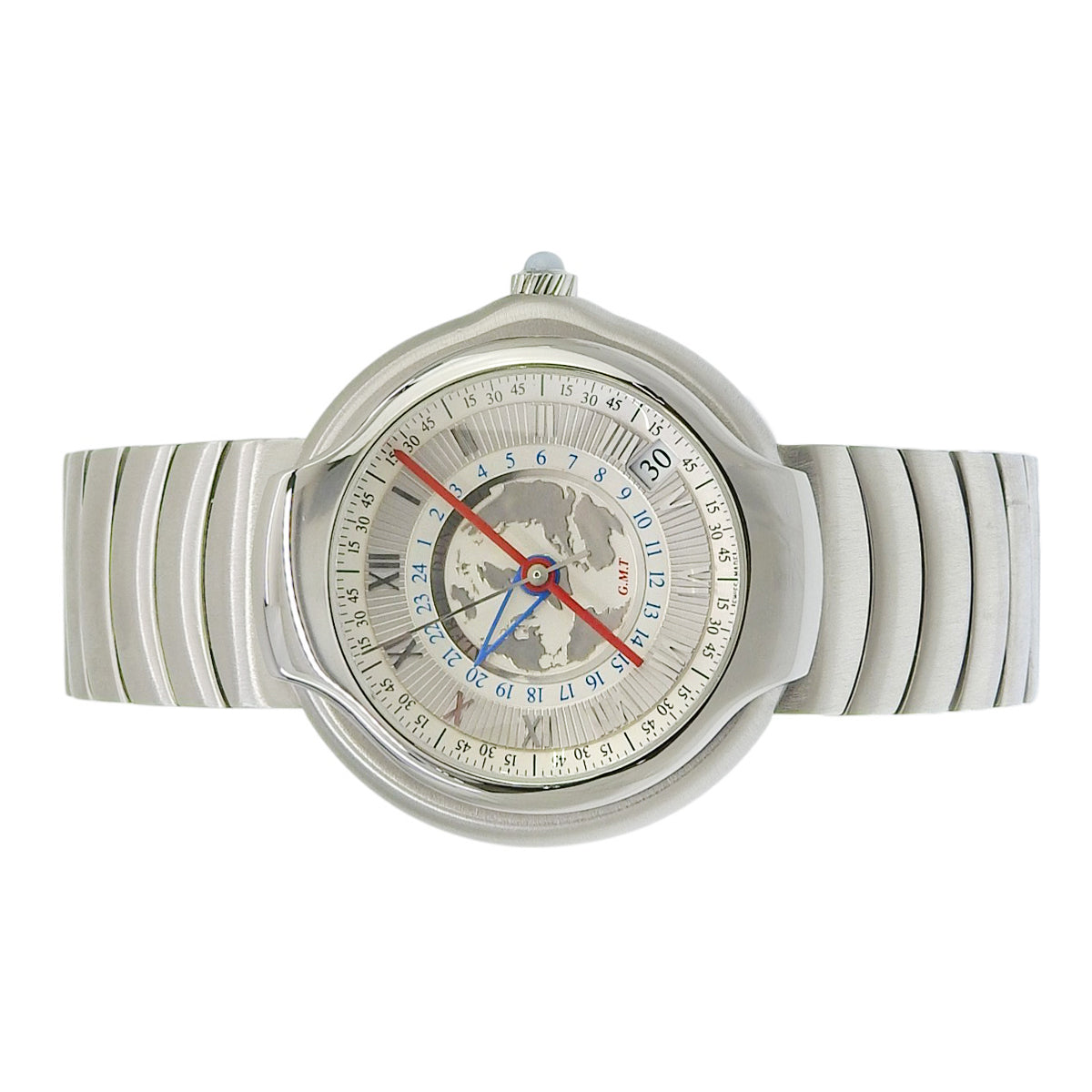 ミレニアム GMT 1844本限定 BB8023 SS ホワイト 自動巻き メンズ