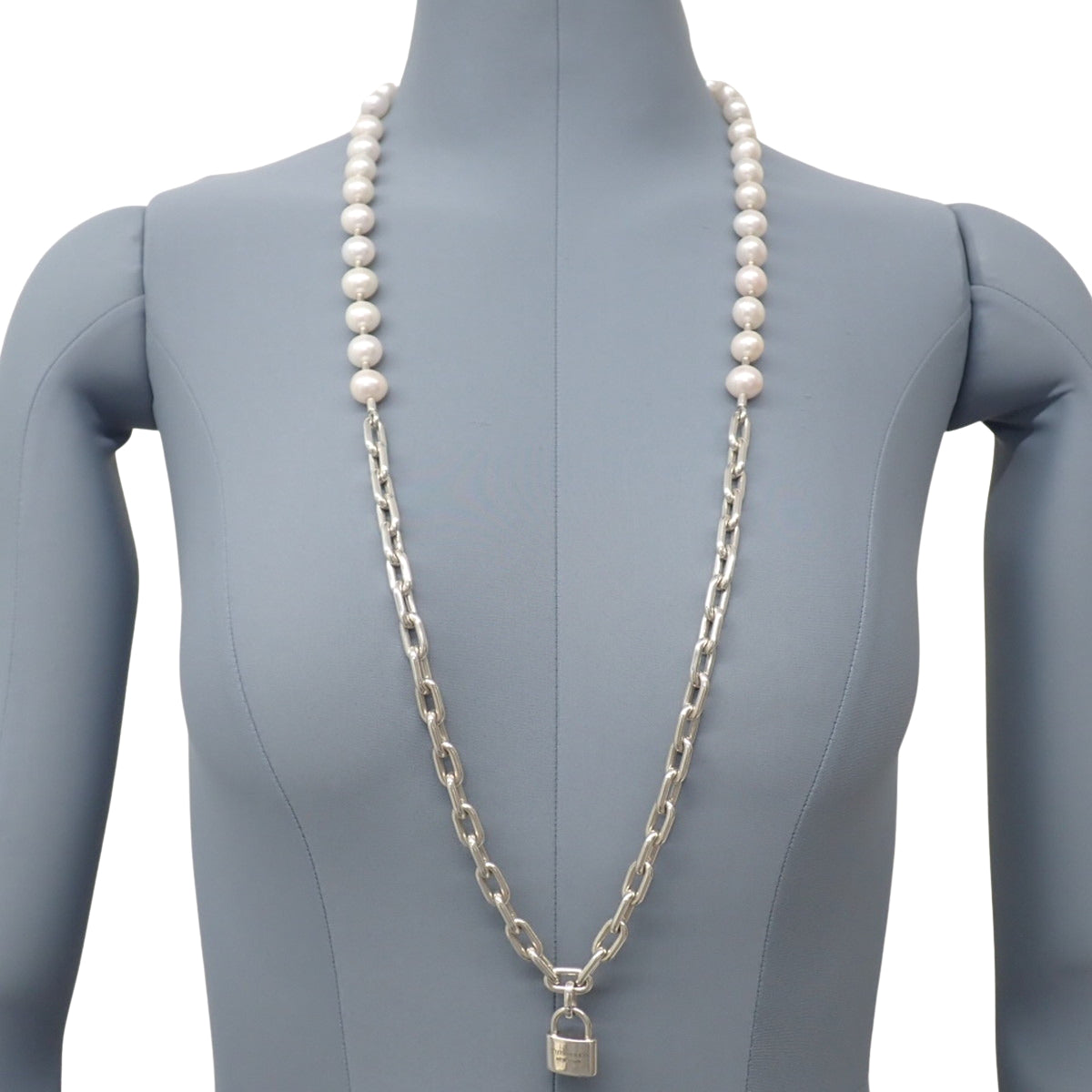Pearl Rock Necklace Pearl Silver SV925