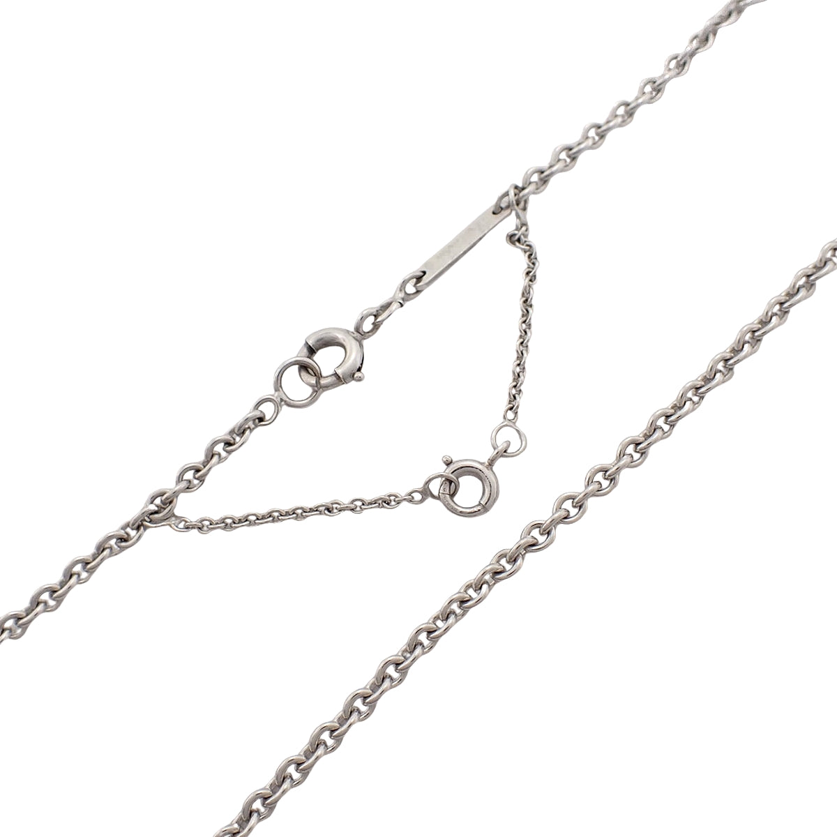 Forsa Chain Necklace White Gold K18WG 8.2g