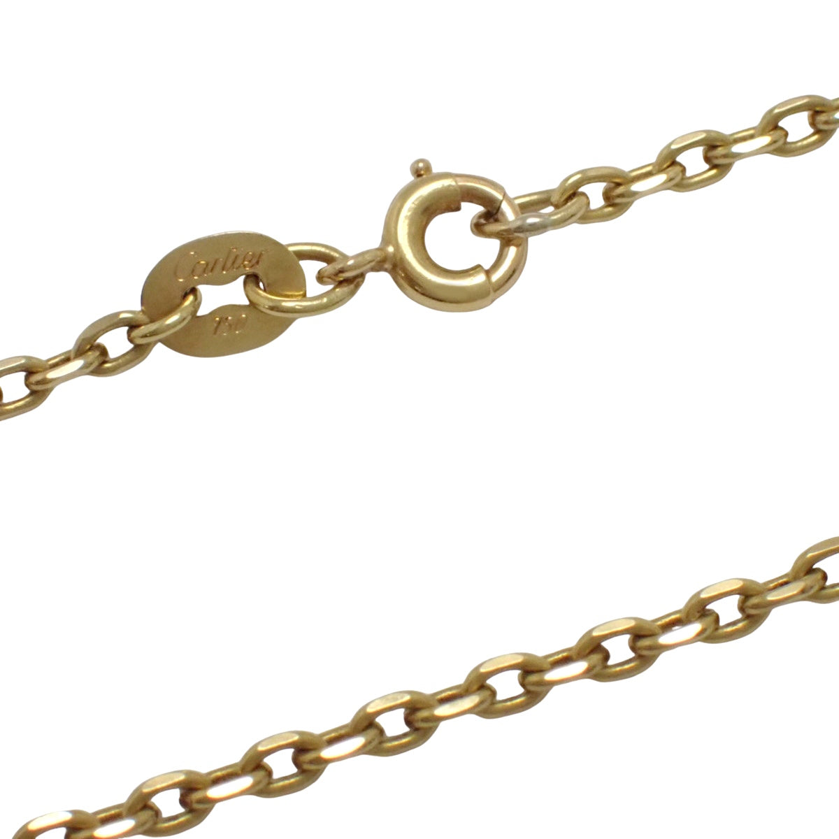 Forsa Chain Necklace Yellow Gold K18YG 6.7g