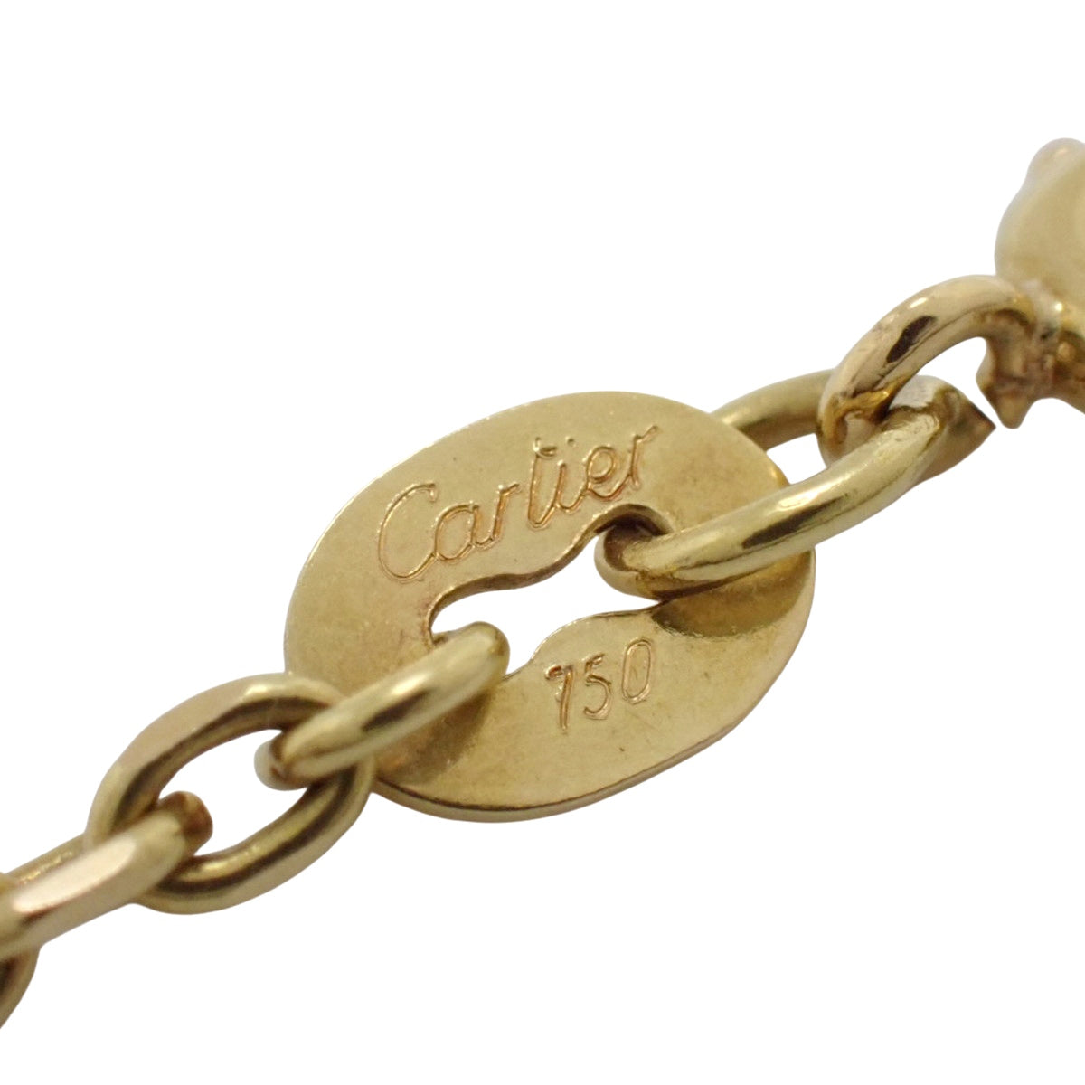 Forsa Chain Necklace Yellow Gold K18YG 6.7g