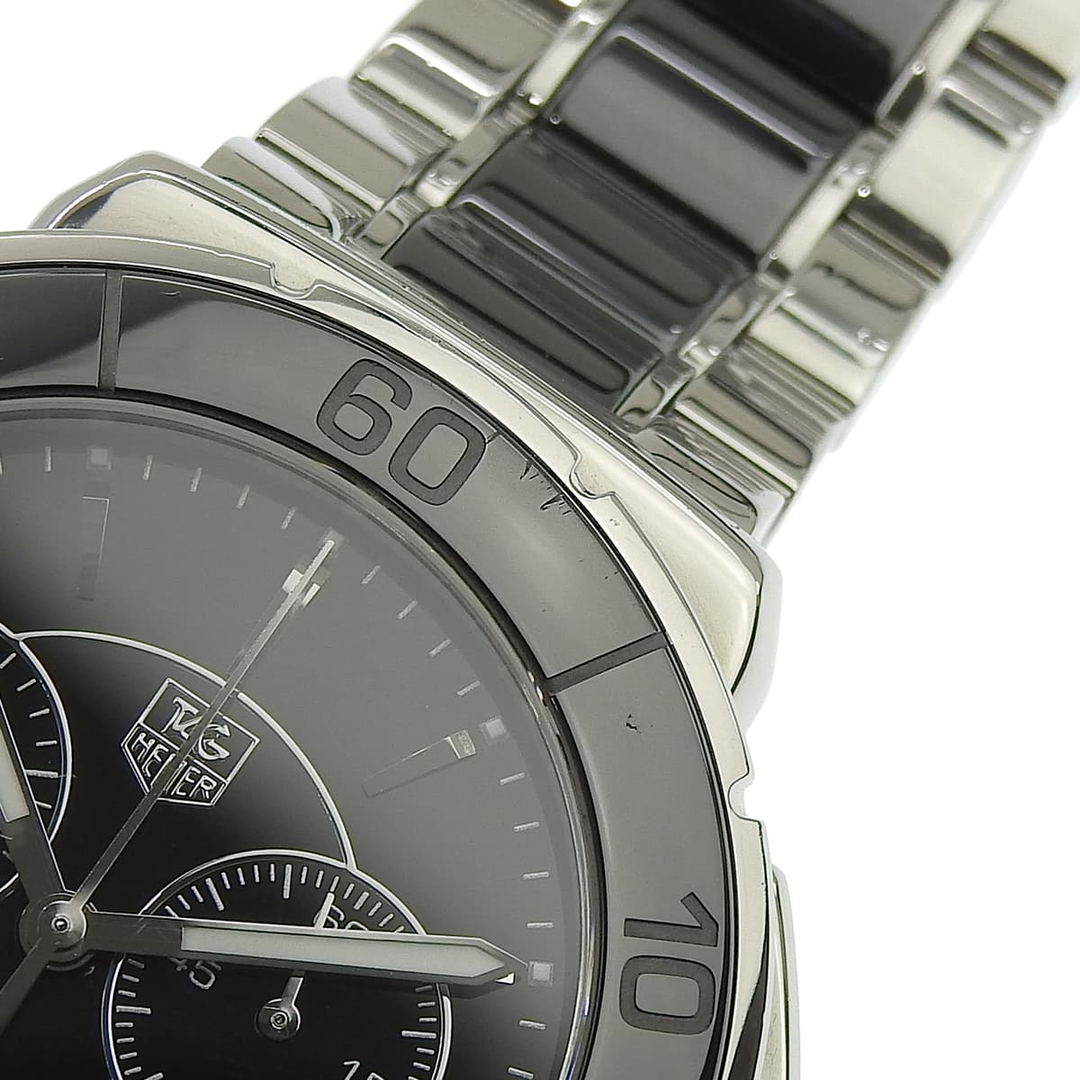Formula 1 Ceramic Chronograph CAH1210.BA0862 SS/CE Black Quartz Men's