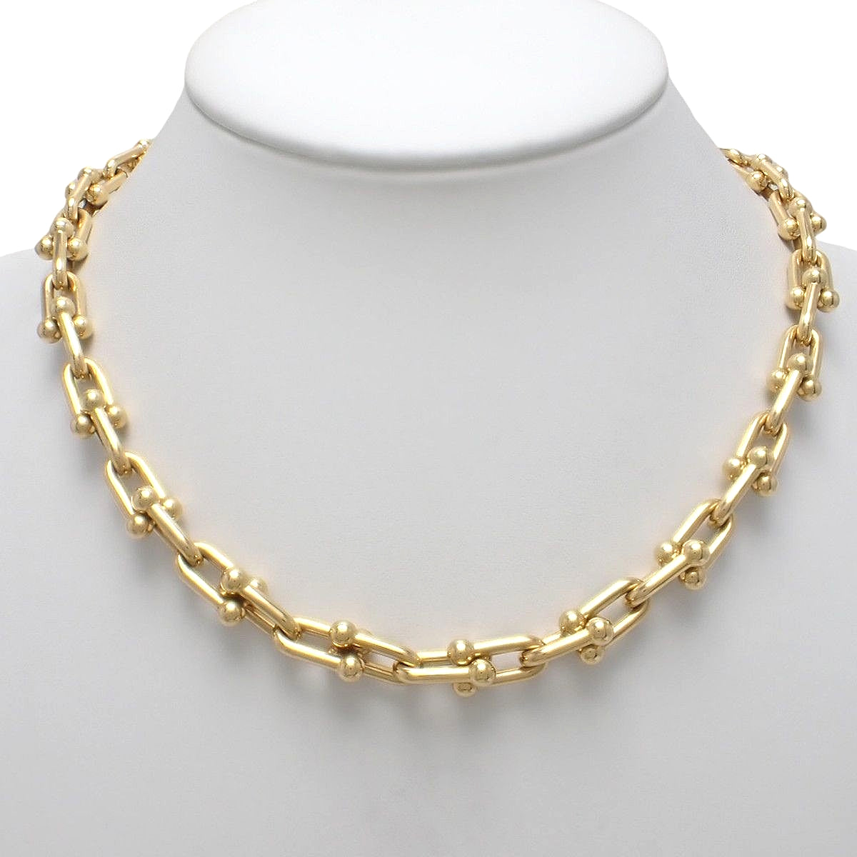 ミディアム リンク ネックレス イエローゴールド K18YG 50.9g