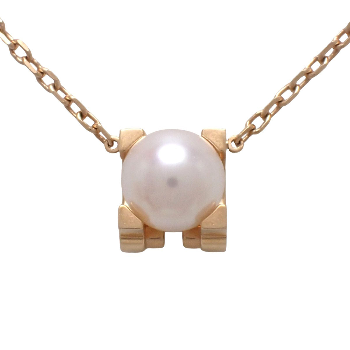 Cドゥカルティエ ネックレス パール ピンクゴールド K18PG 4.4g