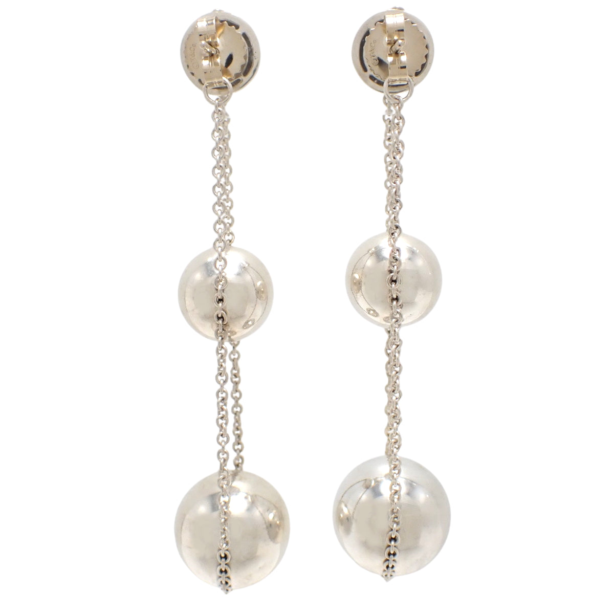 ハードウェア トリプルドロップ ピアス シルバー SV925