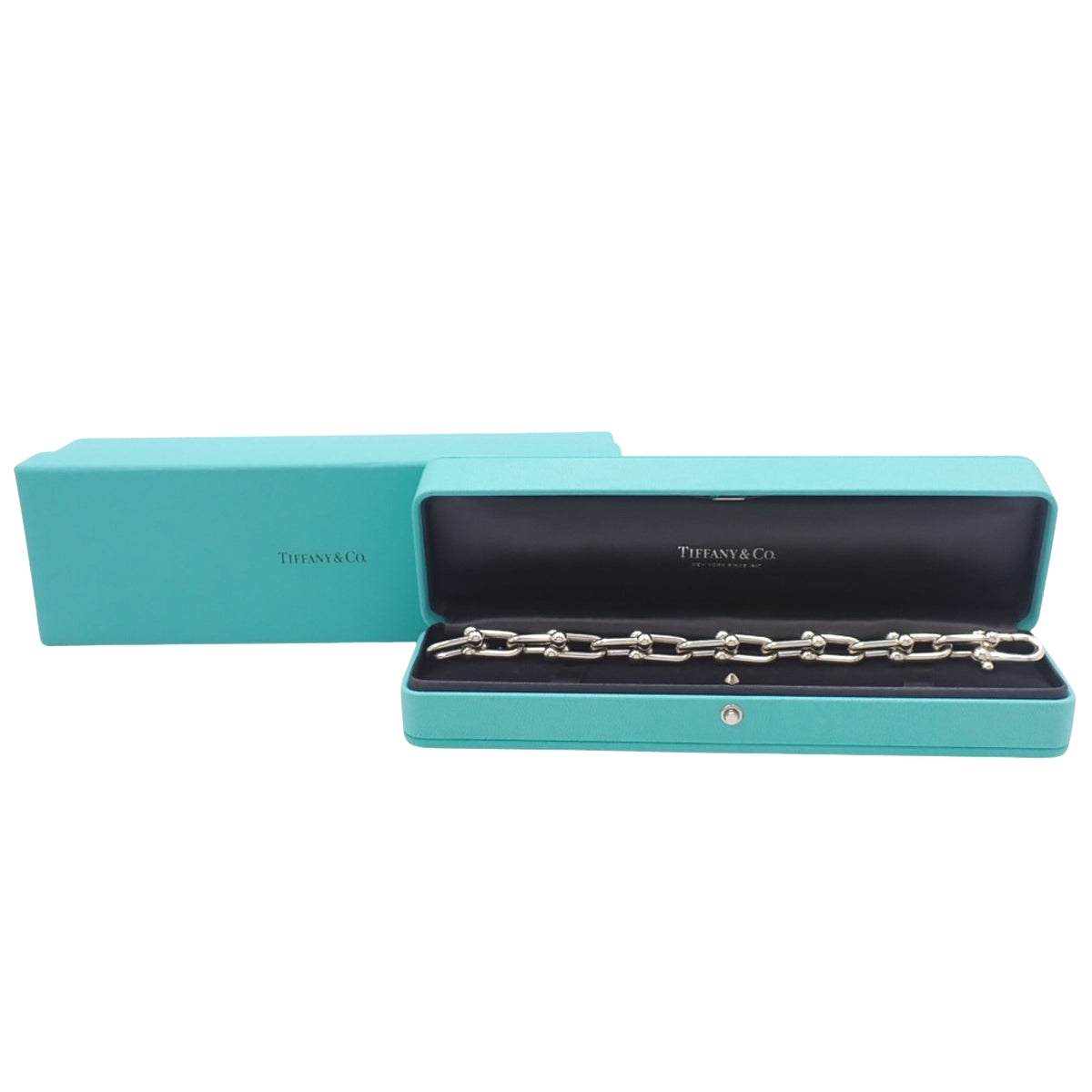 Large link bracelet in silver SV925