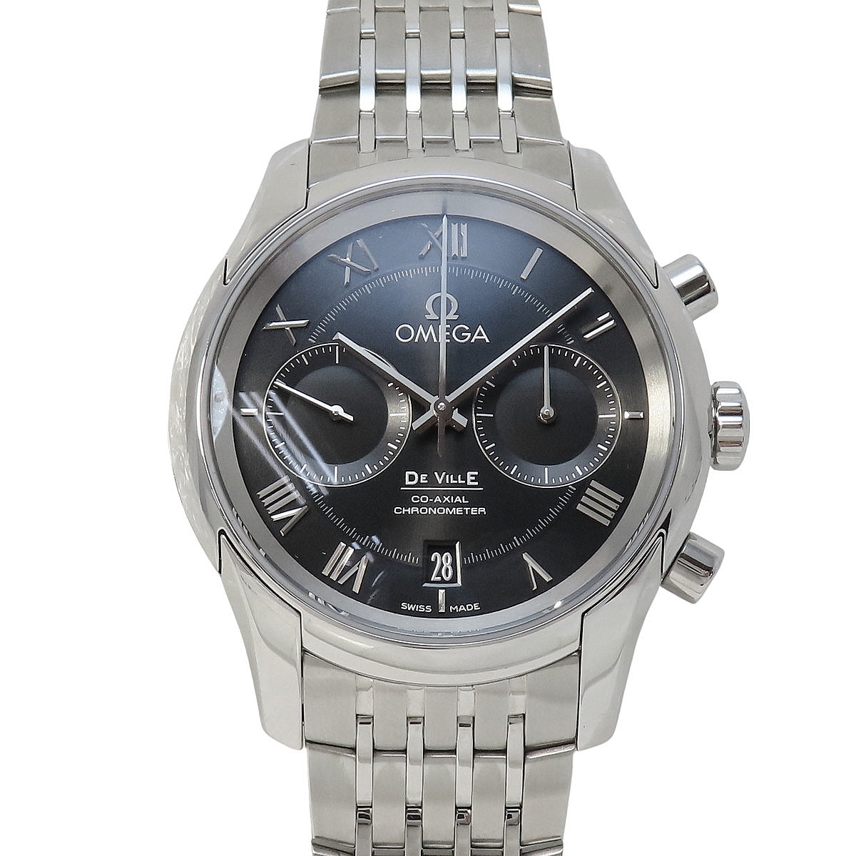 デヴィル アワービジョン 431.10.42.51.01.001 SS ブラック 自動巻き メンズ