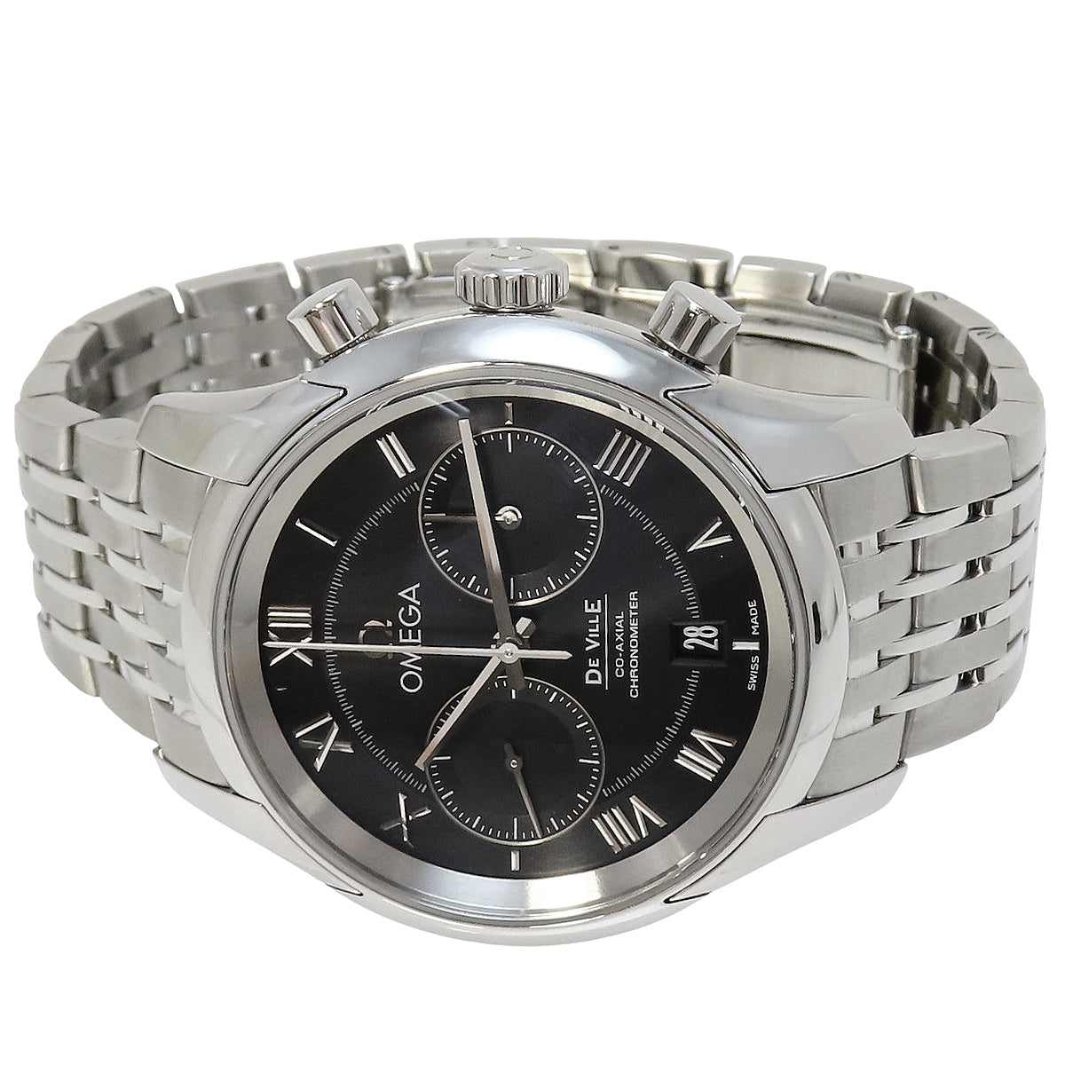 デヴィル アワービジョン 431.10.42.51.01.001 SS ブラック 自動巻き メンズ