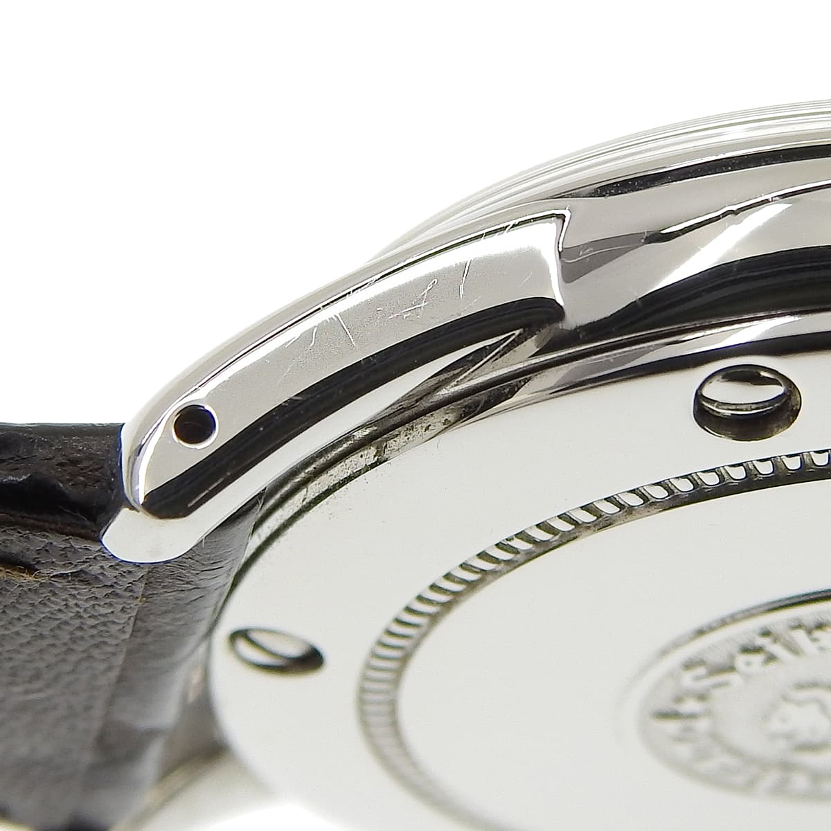 9S机械式 SBGW001 不锈钢/皮带 白色 手动上链 男士