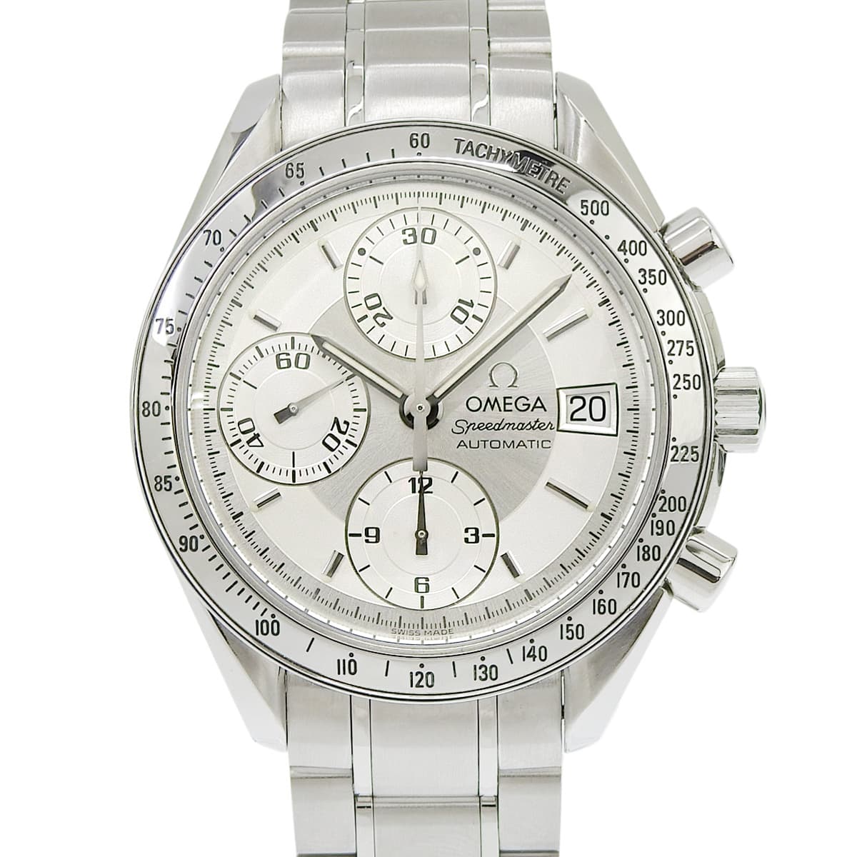 超霸 3513.30 不锈钢 银色 自动上链 男士腕表