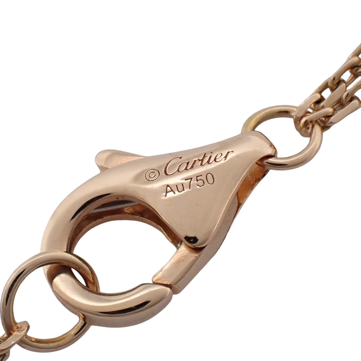 Sweet Trinity Necklace K18PG/YG/WG 3.8g