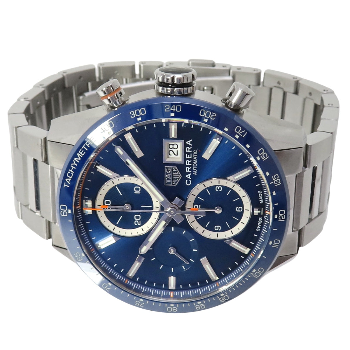 Carrera Calibre 16 CBM2112 SS Blue Automatic Men's
