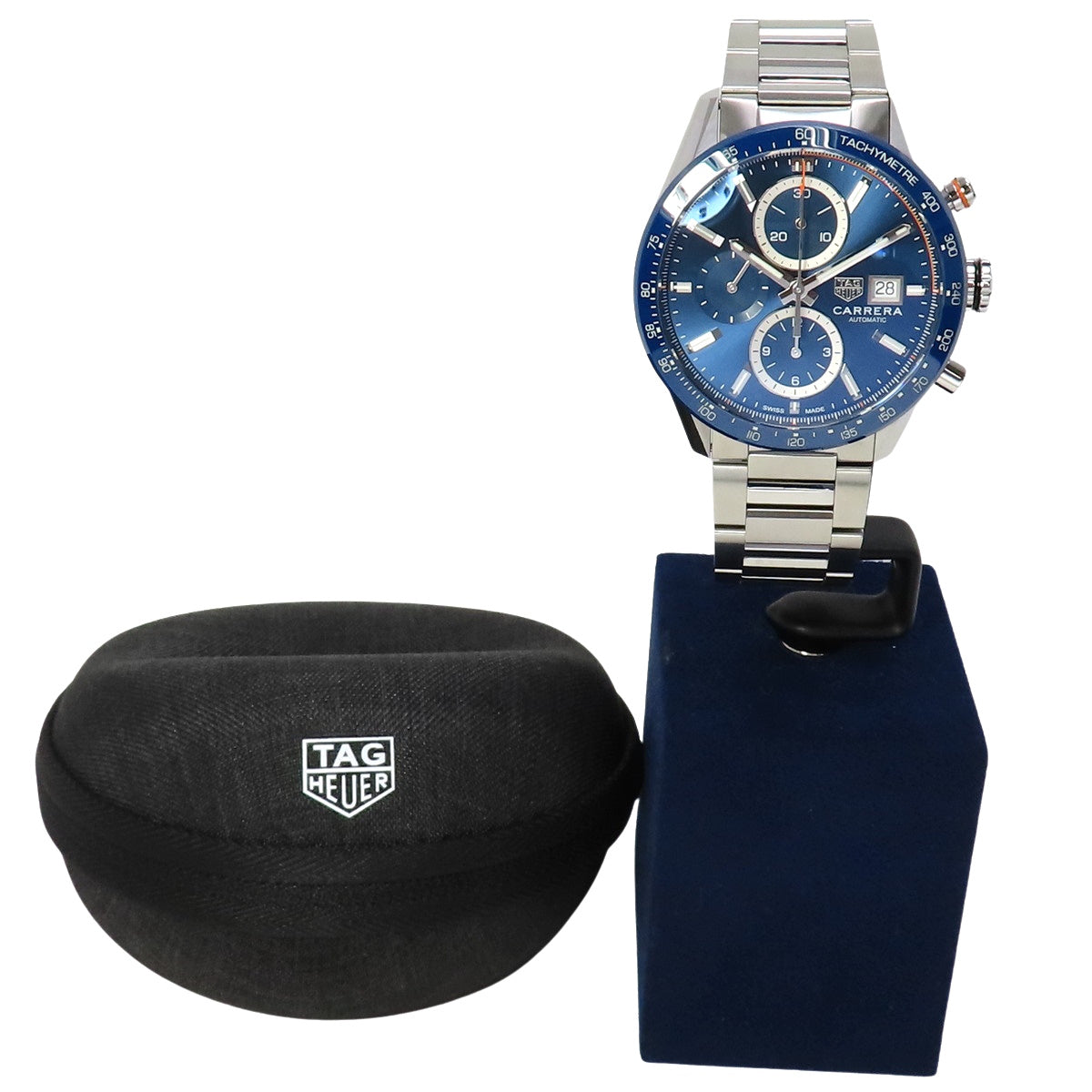 Carrera Calibre 16 CBM2112 SS Blue Automatic Men's