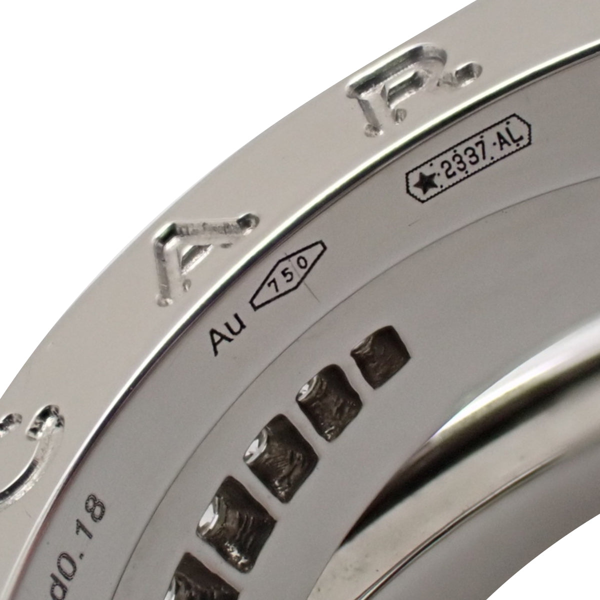 ビー・ゼロワン レジェンド リング ダイヤモンド D0.18 ホワイトゴールド K18WG 12.2g