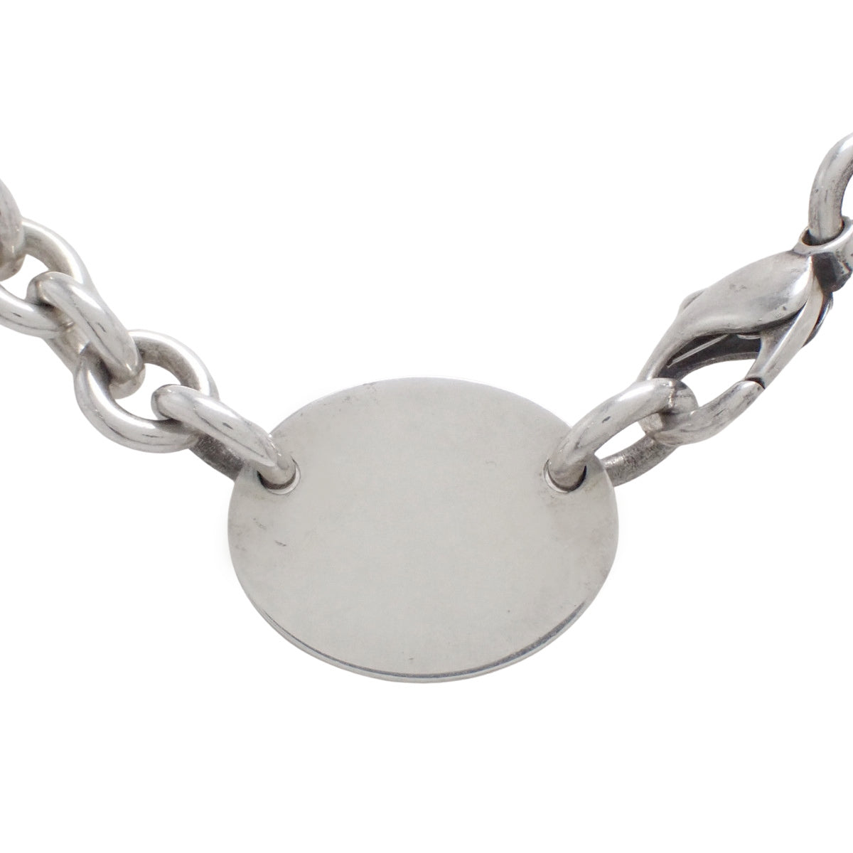 リターントゥ ネックレス シルバー SV925 オーバルタグ
