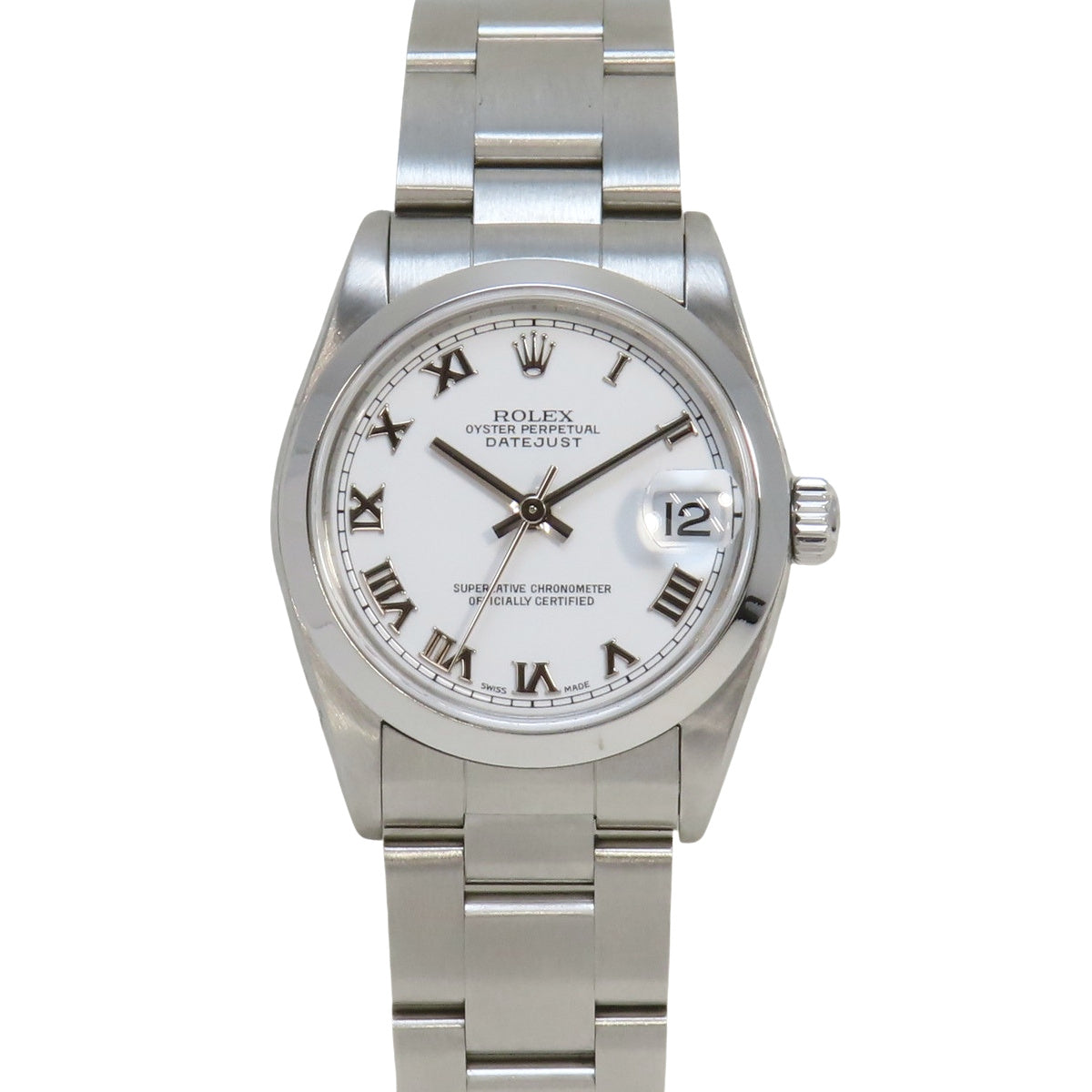 デイトジャスト31 78240 SS Y番 ホワイト 自動巻き レディース