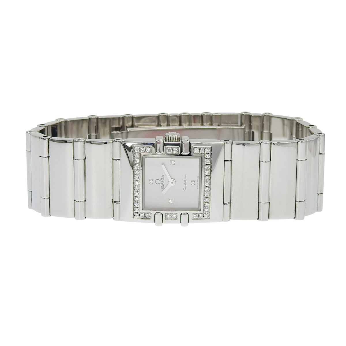 コンステレーション カレ クアドラ 1528.36 SS ダイヤモンドベゼル/インデックス クオーツ レディース