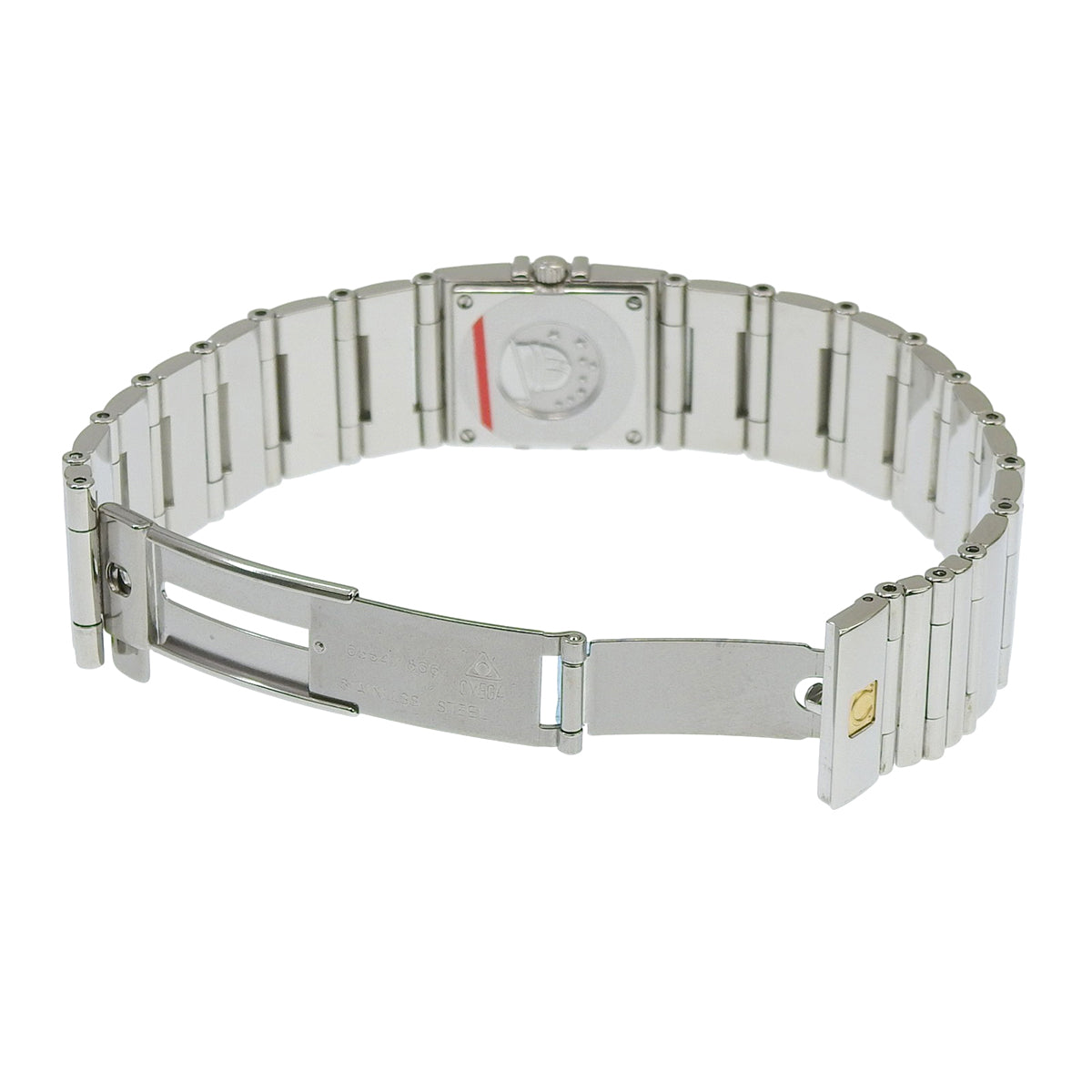 Constellation Carre Quadrant 1528.36 SS Diamond Bezel/Indexes Quartz Ladies