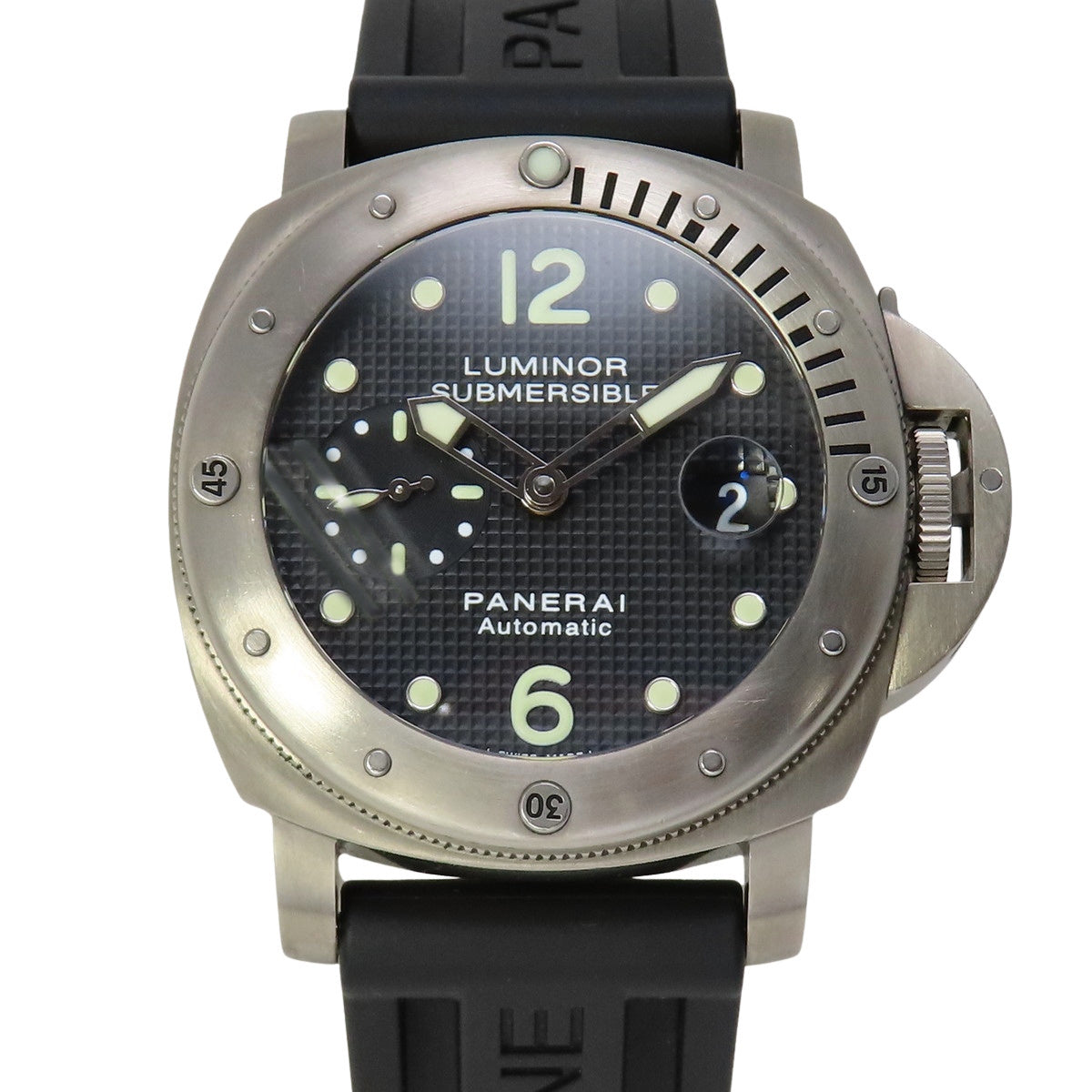 ルミノール サブマーシブル PAM0025 TI/ラバー ブラック 自動巻き メンズ