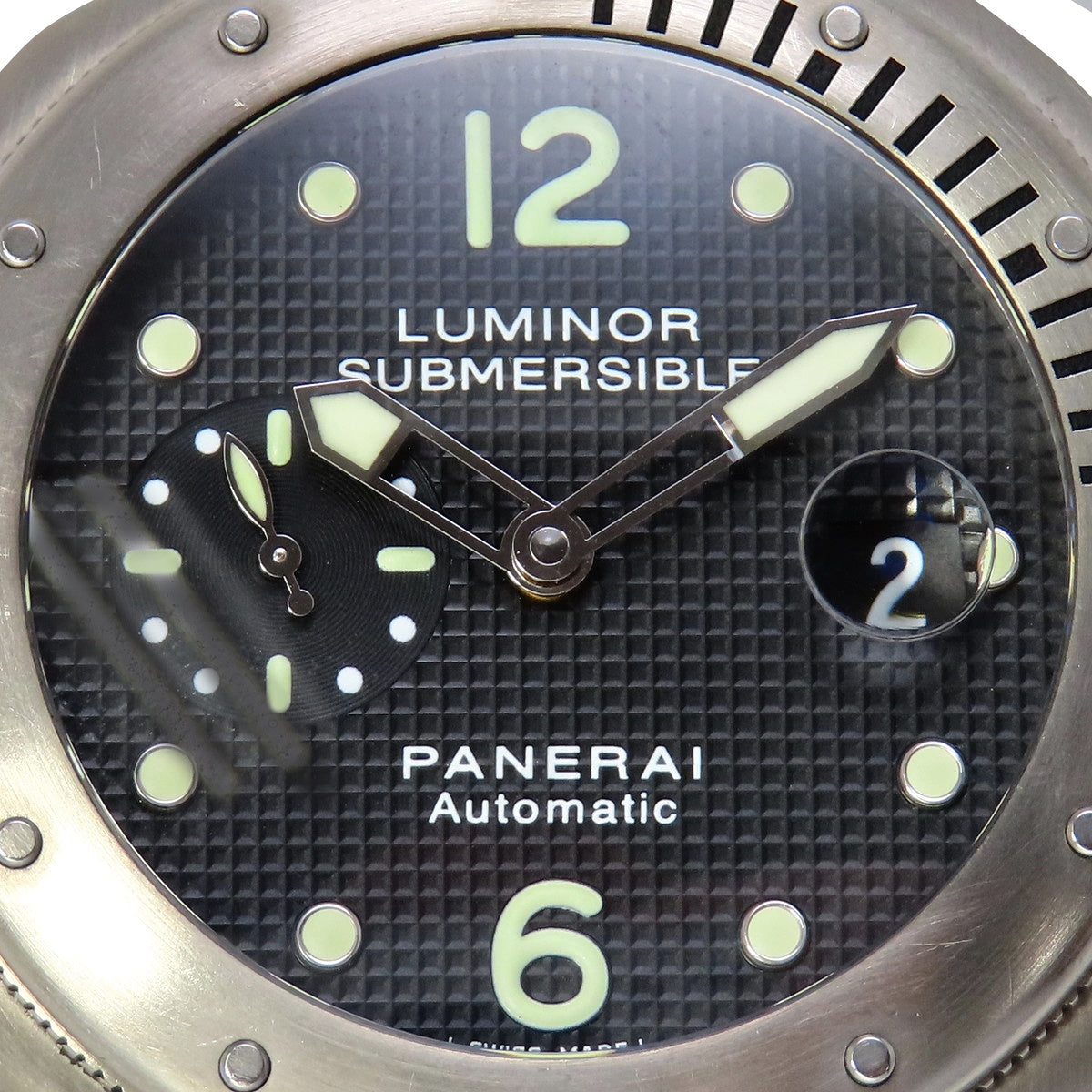 沛纳海 Luminor Submersible PAM0025 TI/橡胶 黑色 自动机械 男士