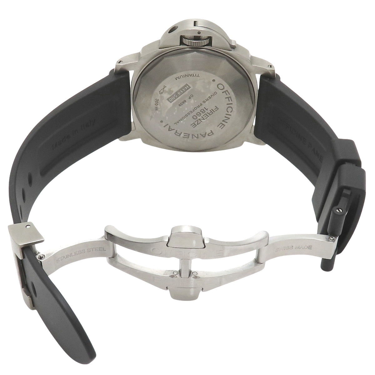 沛纳海 Luminor Submersible PAM0025 TI/橡胶 黑色 自动机械 男士