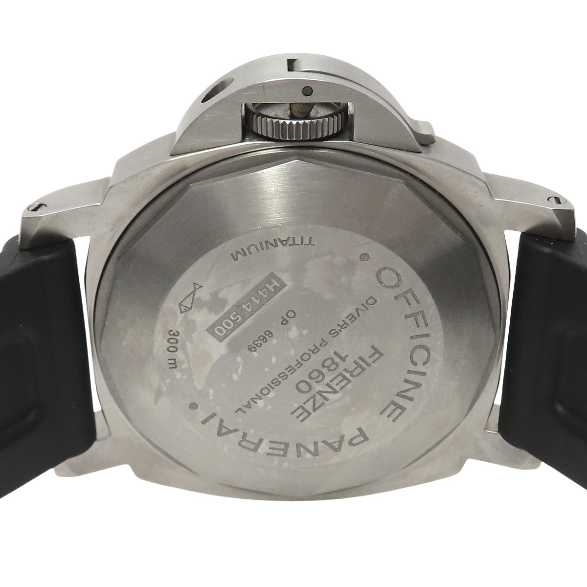 沛纳海 Luminor Submersible PAM0025 TI/橡胶 黑色 自动机械 男士