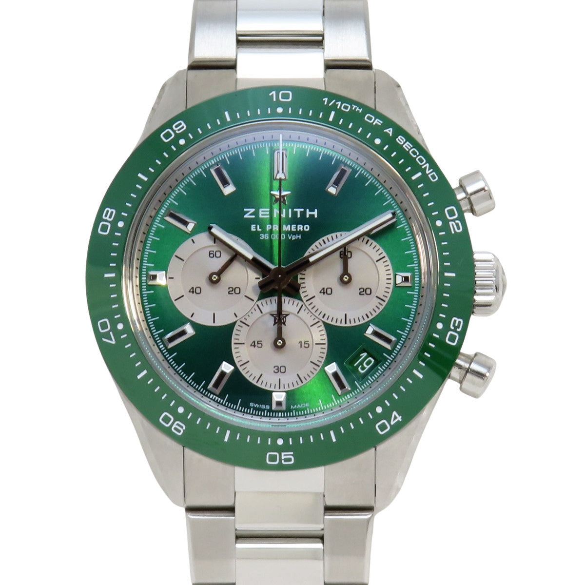 クロノマスター スポーツ SS グリーン 自動巻き メンズ